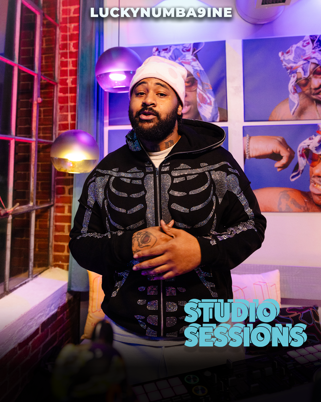 LUCKYNUMBER9INE Studio Sessions at Cam Kirk Studio