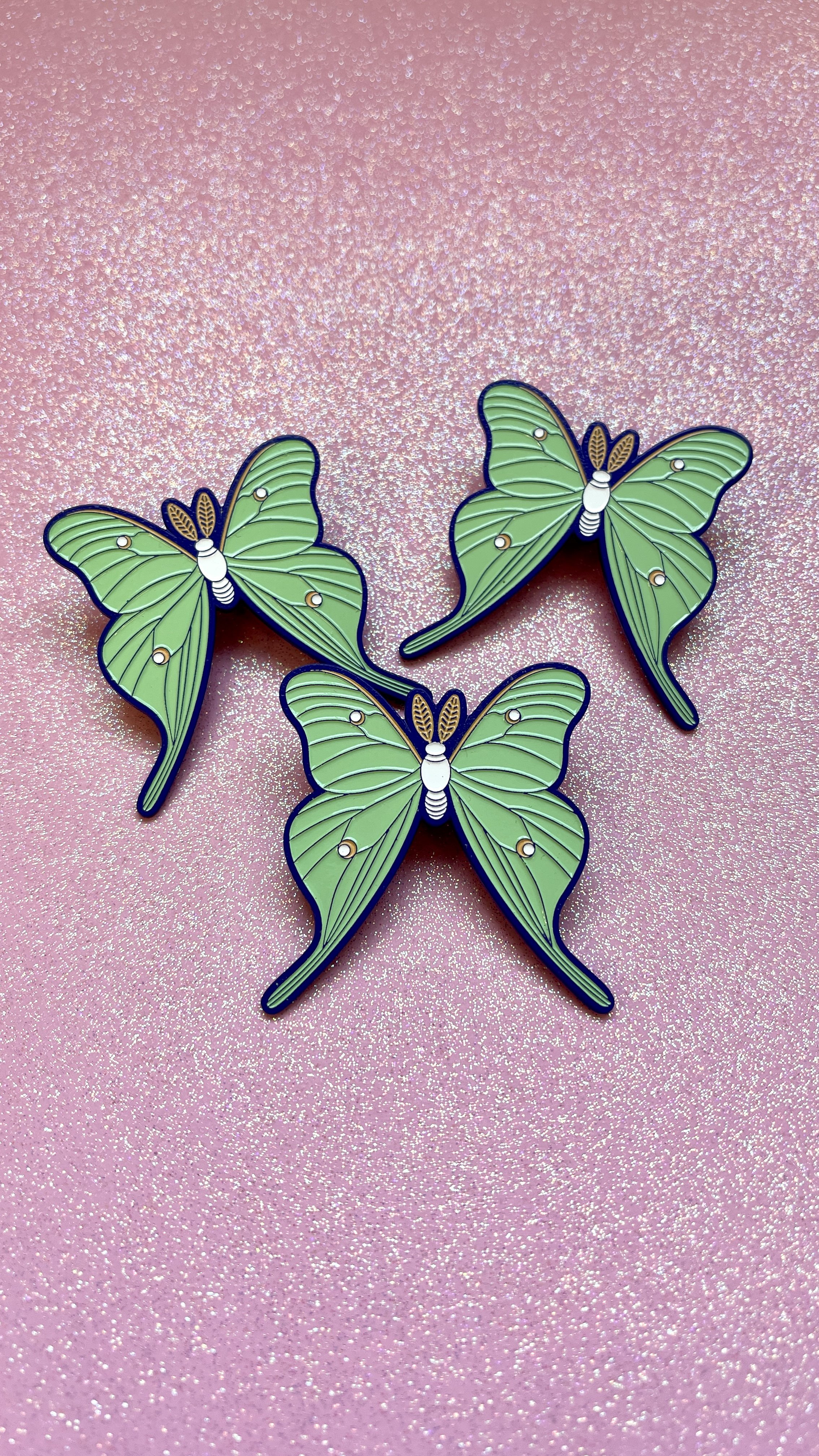 Luna Moth Pin
