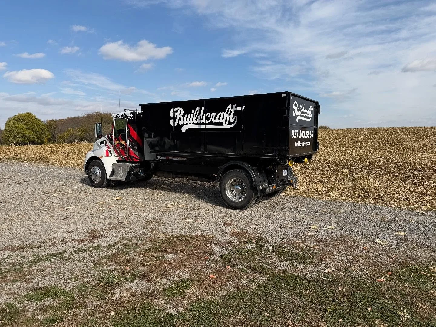 Thanks so much to @abovegrade and @logancountysigns for our beautiful new dumpster!!! You may see it rolling around town.