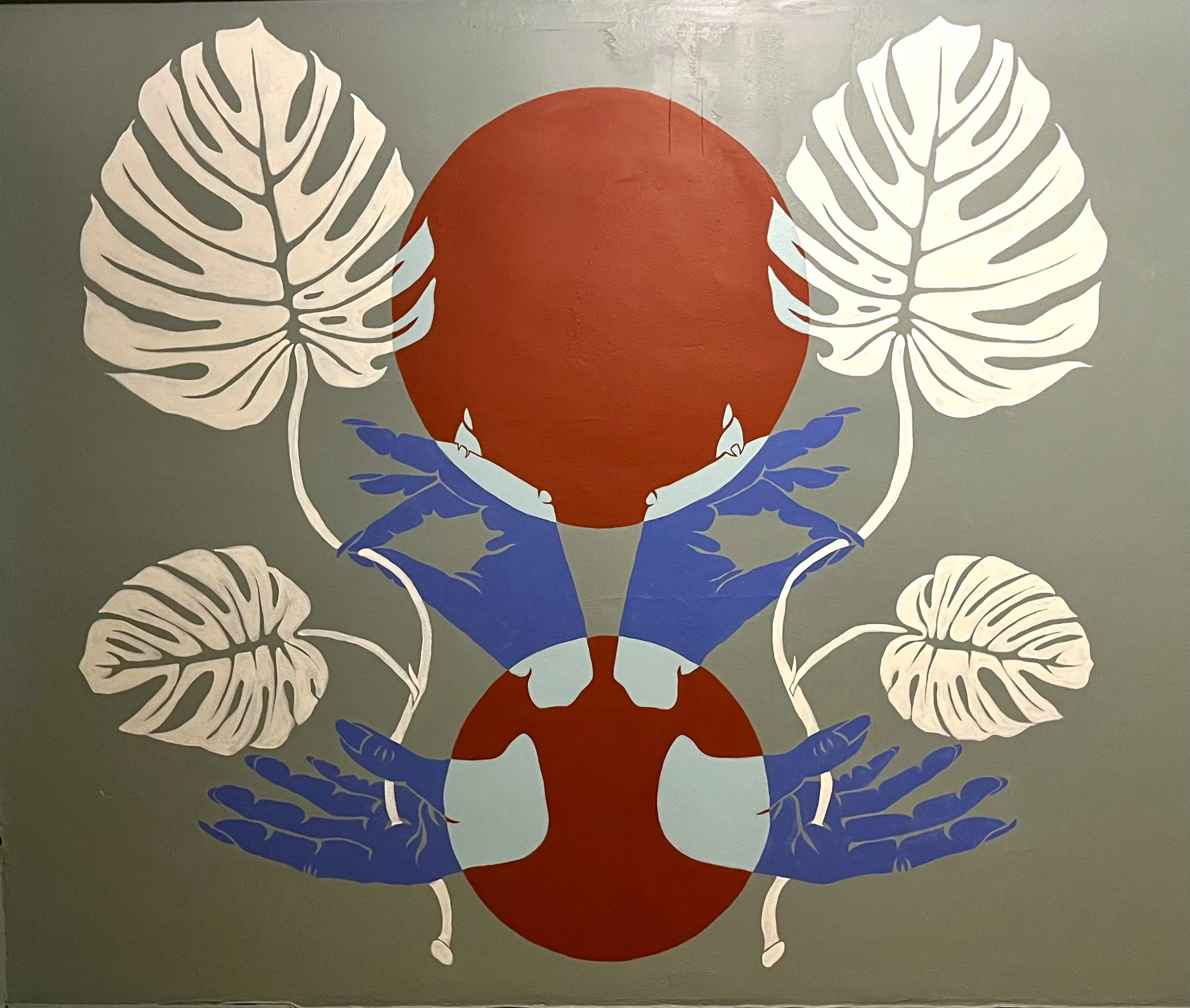 Plucked  // Custom Mural in Detroit, MI