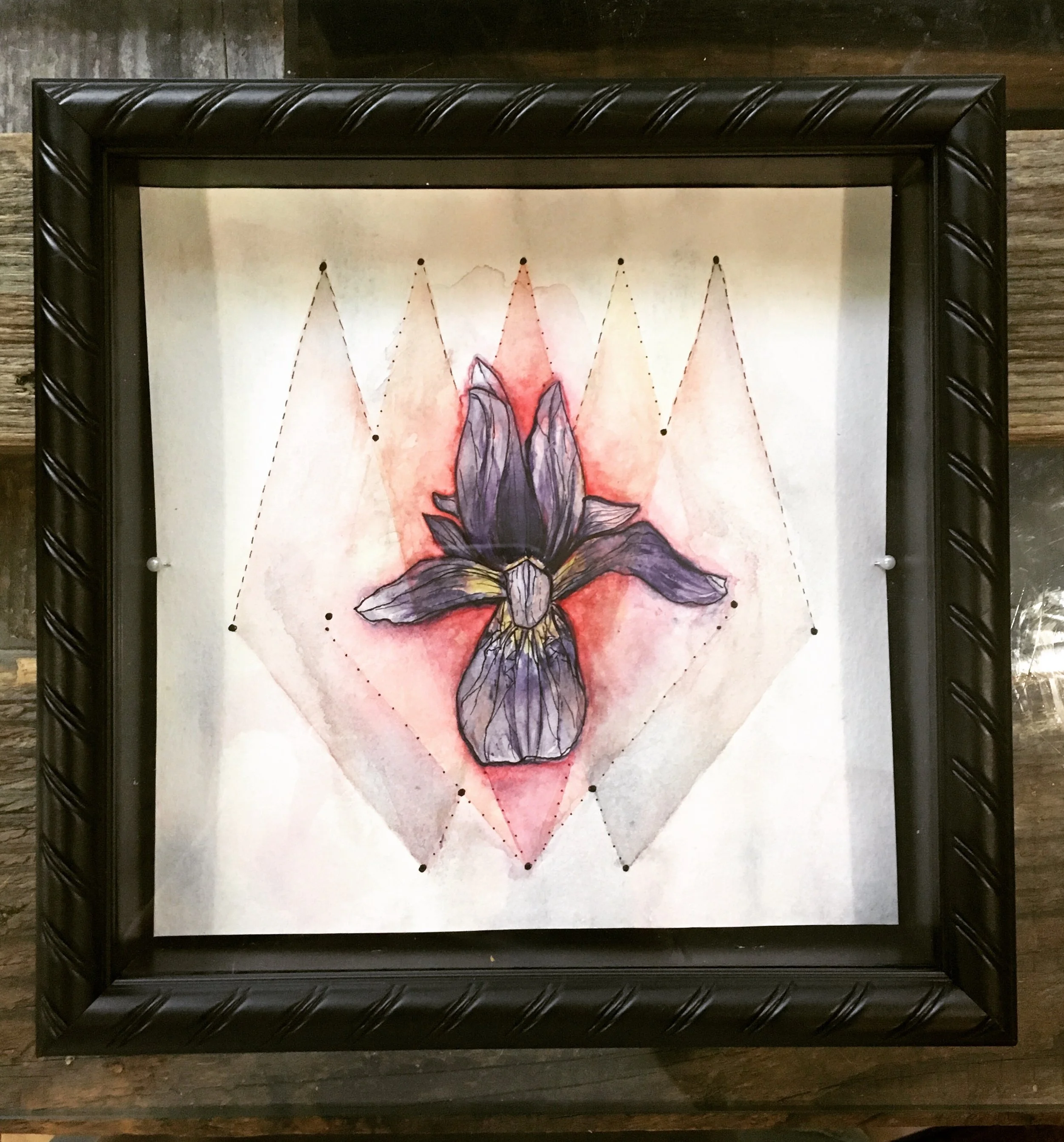 Iris // Custom watercolor