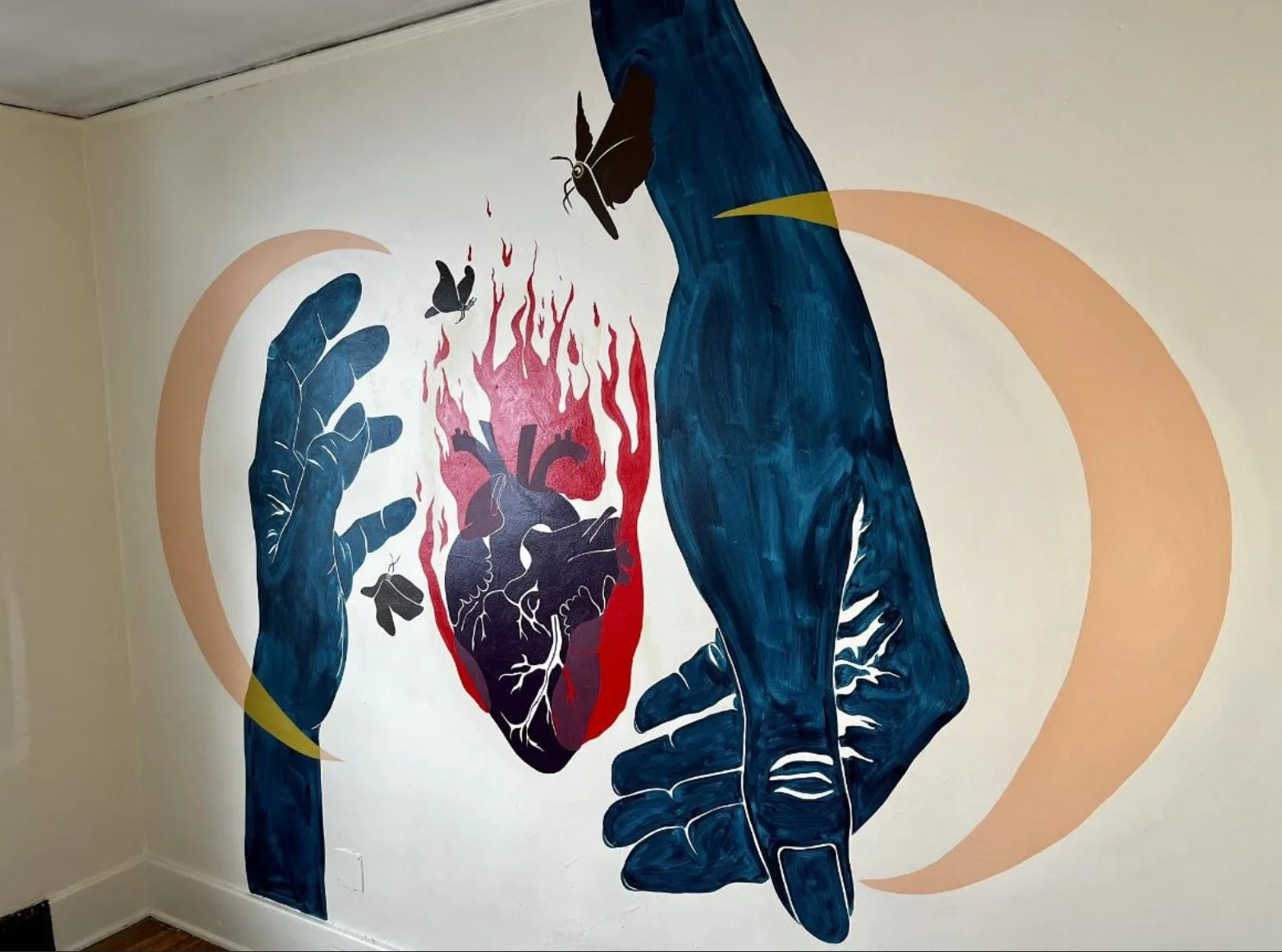 Gather //  Custom Mural in Detroit, MI