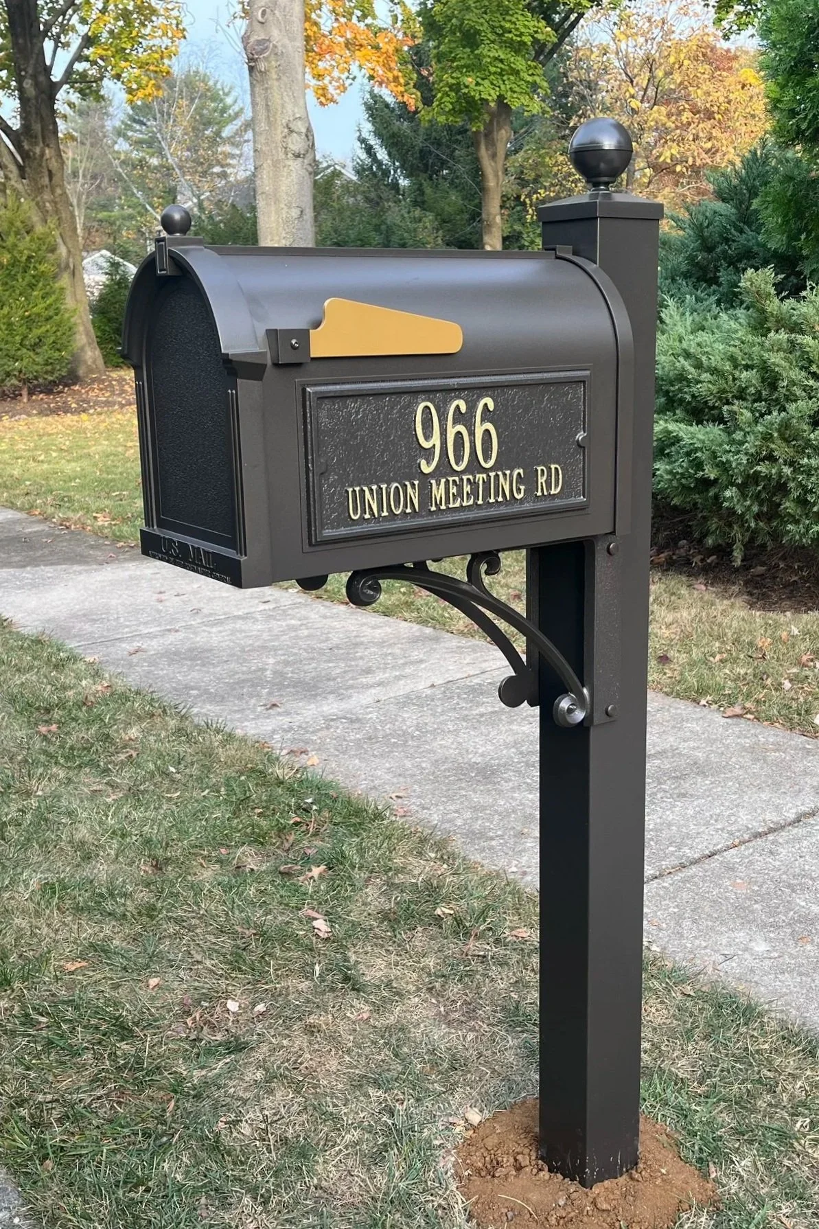 Capitol Mailbox with Ball Cap