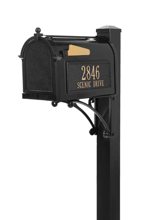 Capitol Mailbox with Flat Cap