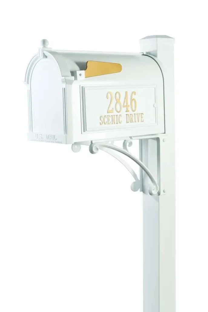 Capitol Mailbox with Flat Cap