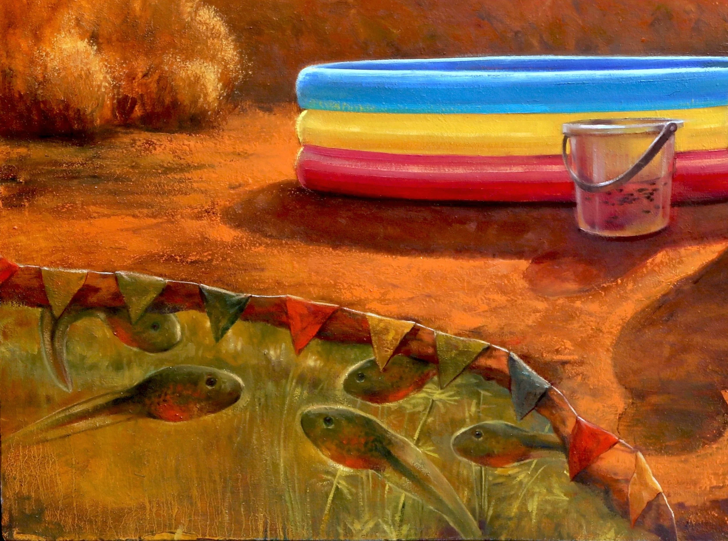 "Debbie was a bullfrog" Detail