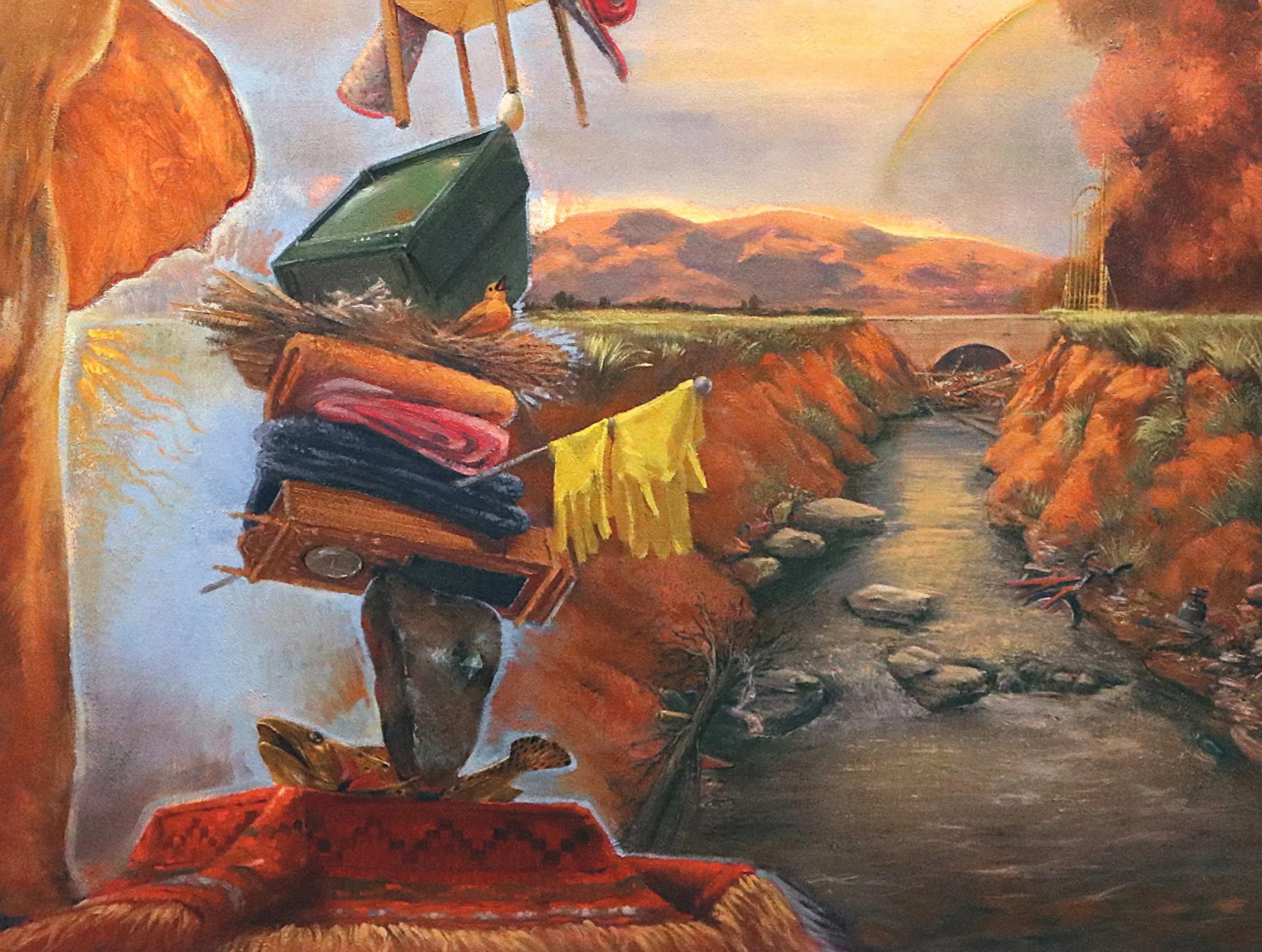 "Elephant and the Rider" Detail