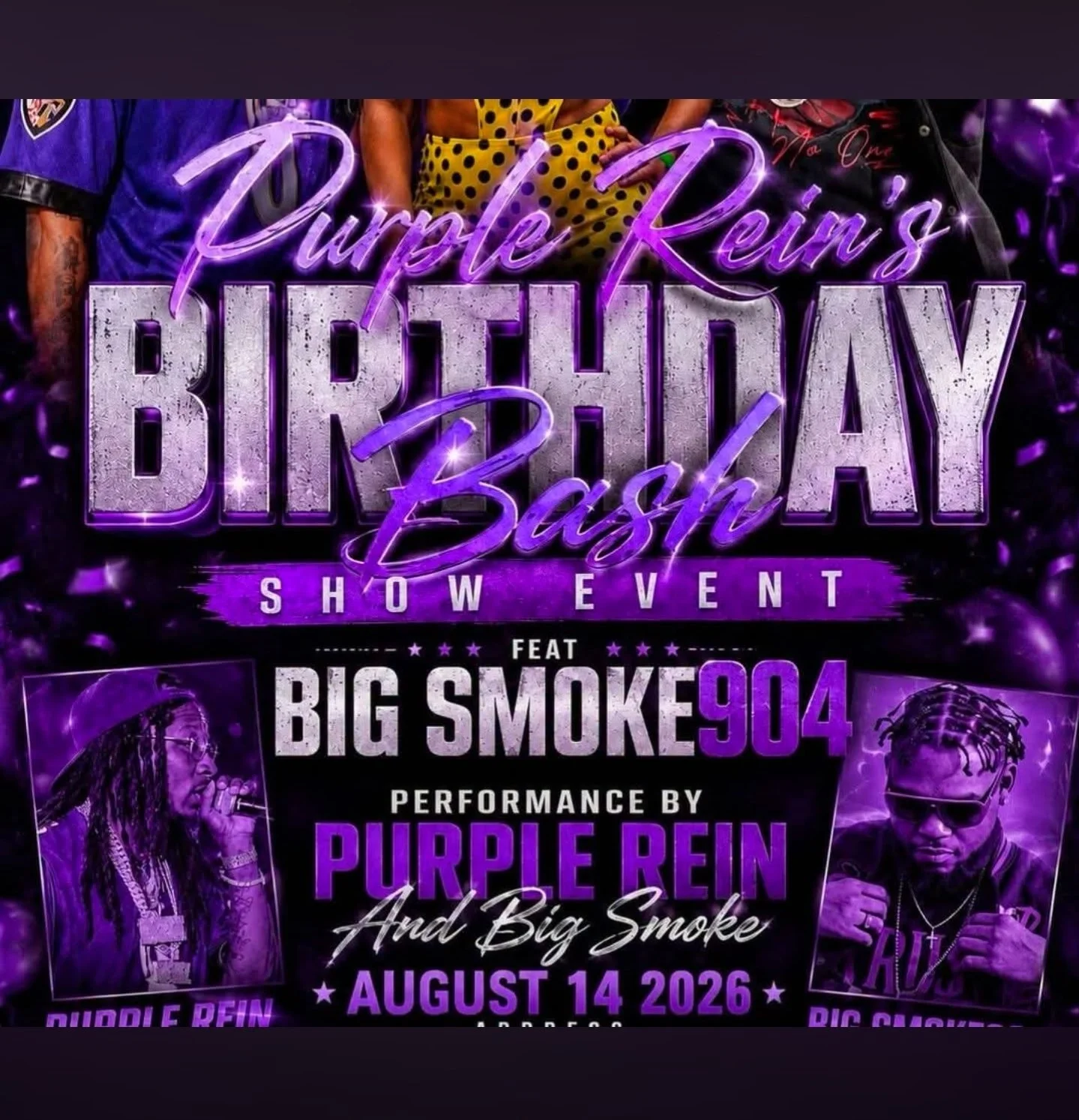Purple Reign's Bday Bash