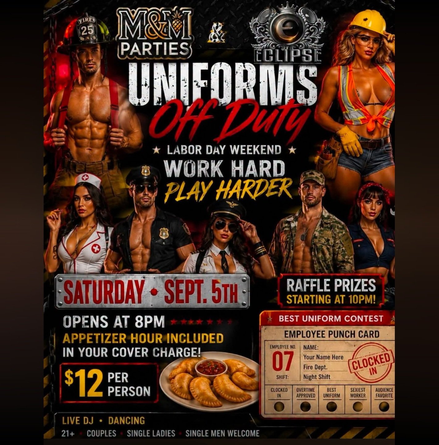 M&M Parties ~ Uniforms Off Duty