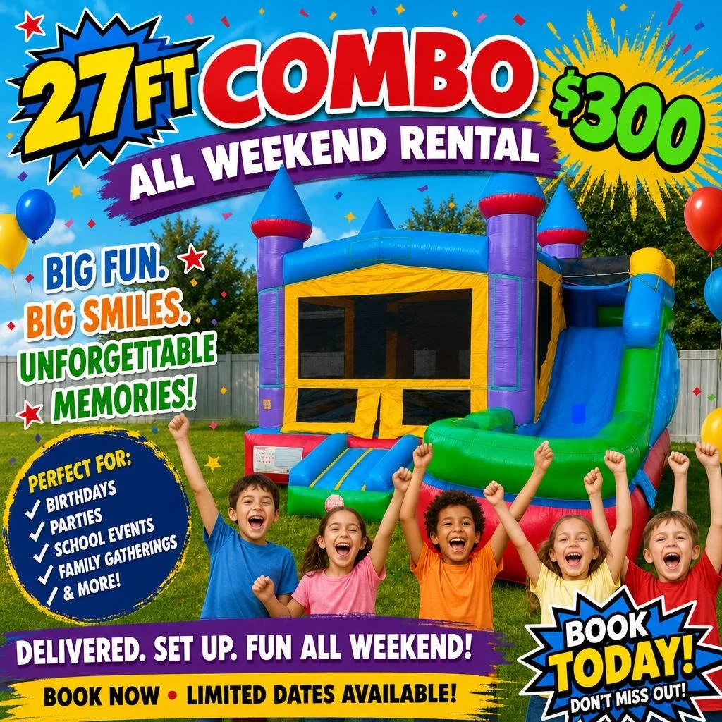Tropical Flame Bouncy House Deal Special Jacksonville