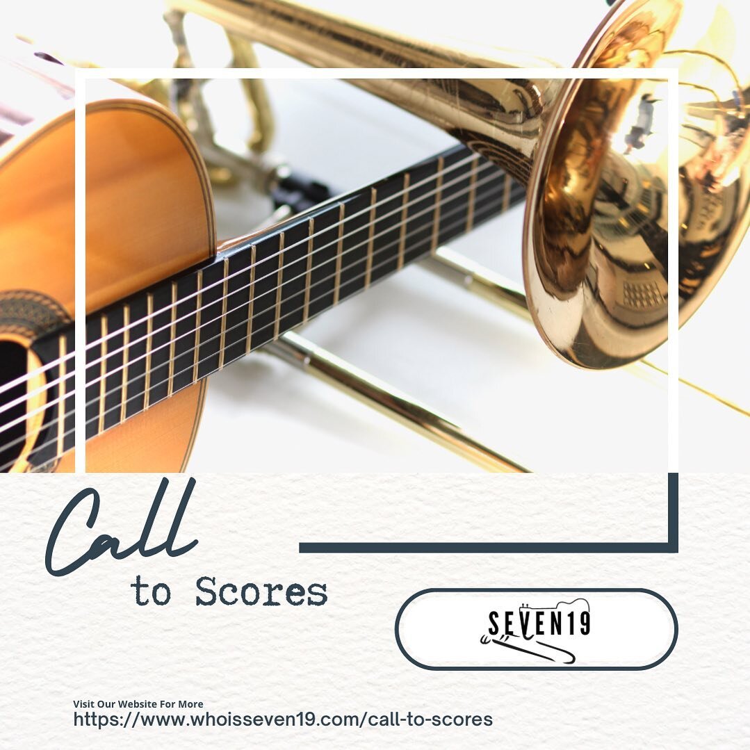 Seven19 is interested in championing new music for this unique ensemble. If you are interested in joining our call to scores, contact us - 🔗 in bio. Remuneration of winning scores will be a video recording of the piece and guaranteed performances. #