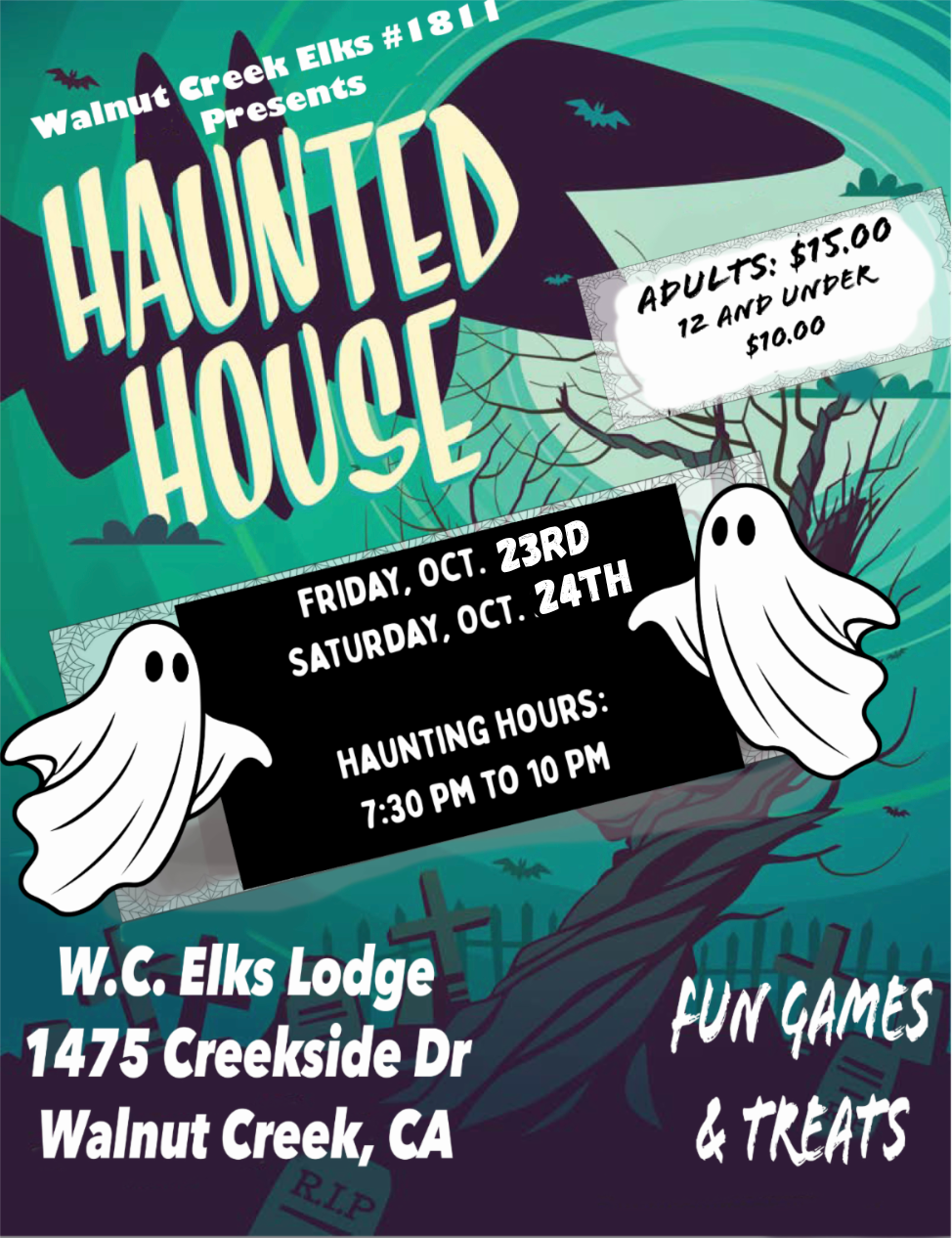 Largest haunted house in Walnut Creek
