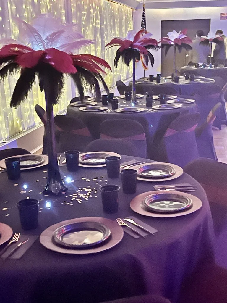 Creekside Hall venue rental decorated event space