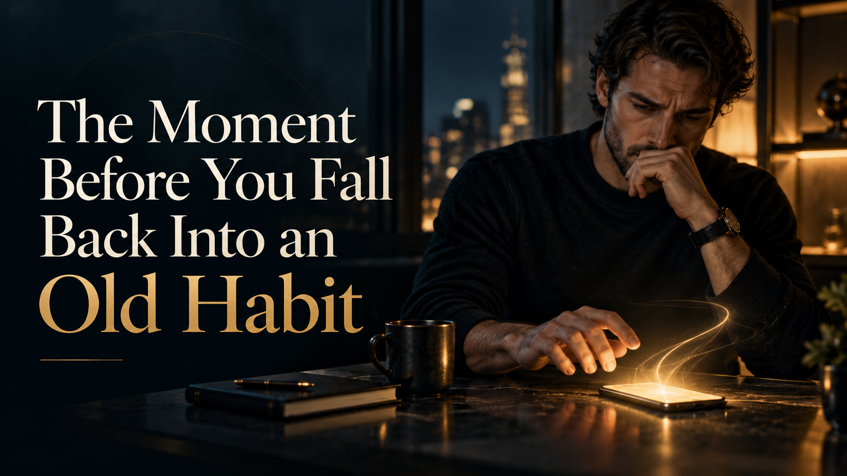 The Moment Before You Fall Back Into an Old Habit