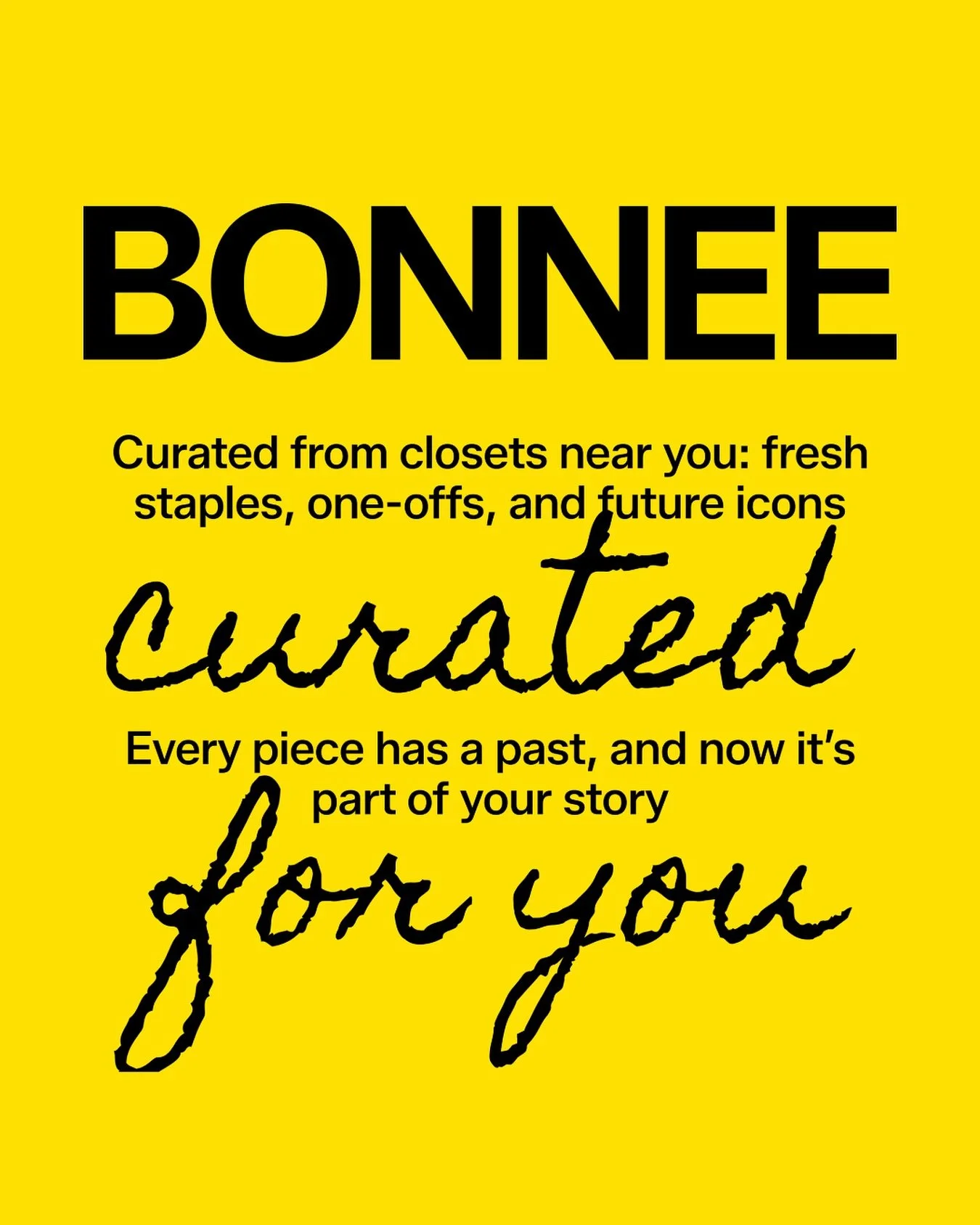 Your next favorite piece? Already in someone else&rsquo;s closet. 

#bonnee #clothingswapapp #fashion #circularfashion #sustainablefashion #fashionfaves