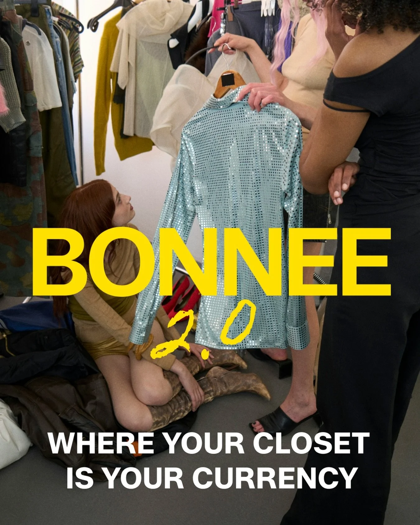 Closet = currency. BONNEE 2.0 is rewriting the rules and it&rsquo;s coming soon. 

Join the waitlist. Link in bio ✨

#clothingswapapp #circularfashion #sustainablefashion #fashiontech #jointhewaitlist #fashionrevolution