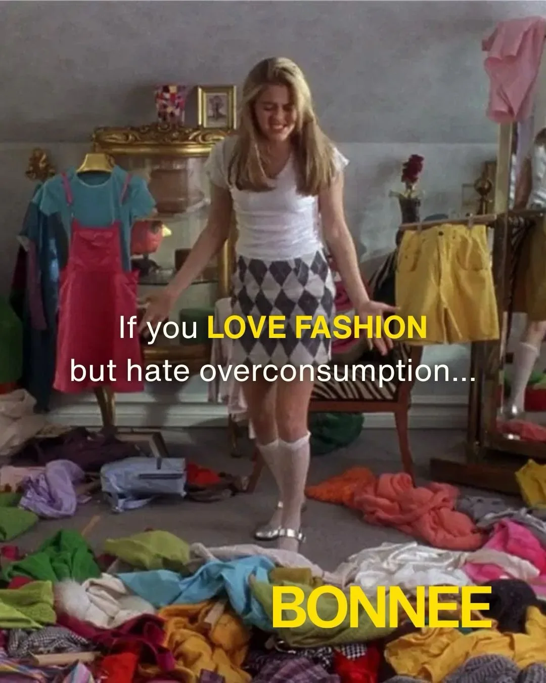 If you love fashion but want less waste, less clutter, and more creativity - BONNEE 2.0 is for you. A smoother experience, better swapping, and early access for our waitlist. Join now. Link in bio ✨

Cover slide image credit: Clueless/Paramount Pictu