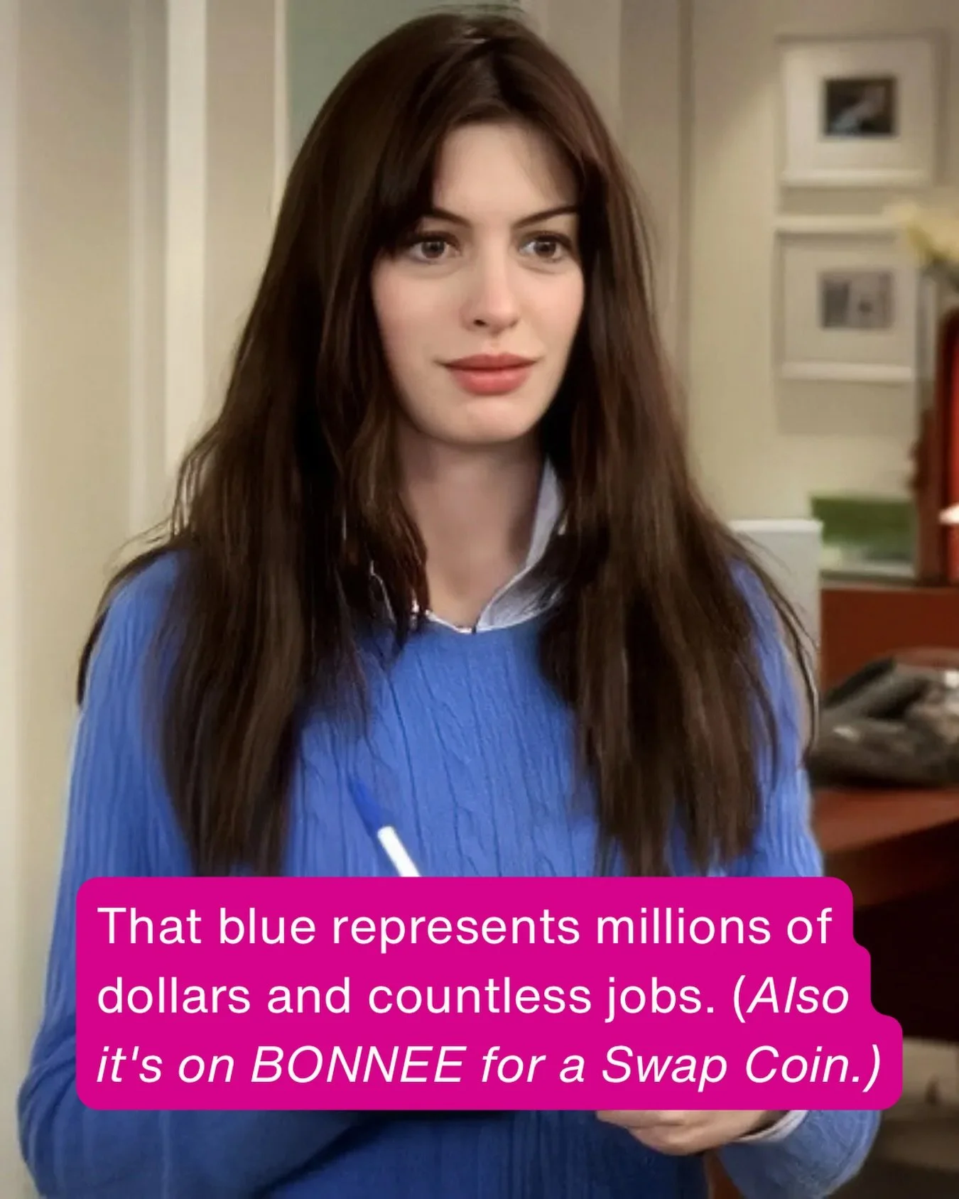 Miranda taught us fashion is serious. We&rsquo;re just making it circular. Find your next cerulean moment on BONNEE.

Also, anyone else as excited as we are for the new Devil Wears Prada 2 movie that comes out today?? 

#clothingswapapp #ceruleanblue