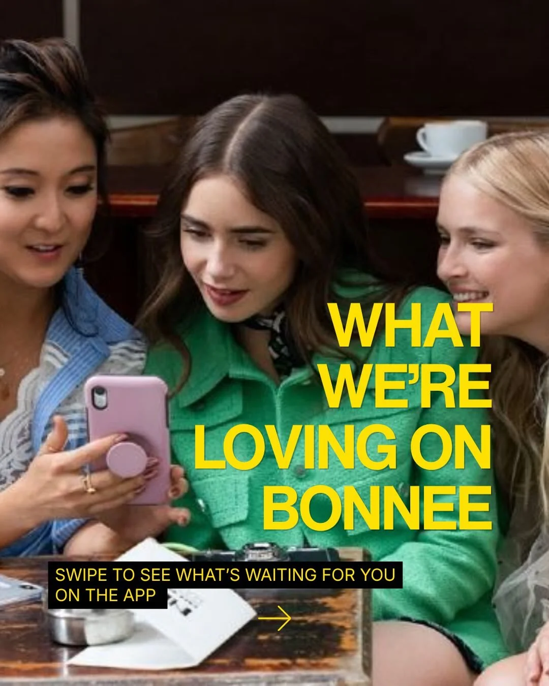 Your next &ldquo;wait, where is that from?&rdquo; moment is on BONNEE. Here&rsquo;s what we can&rsquo;t stop looking at this week. 

Cover and last slide 📸 credit: Netflix

#clothingswapapp #circularfashion #fashionsavings #fashiontech #fashion