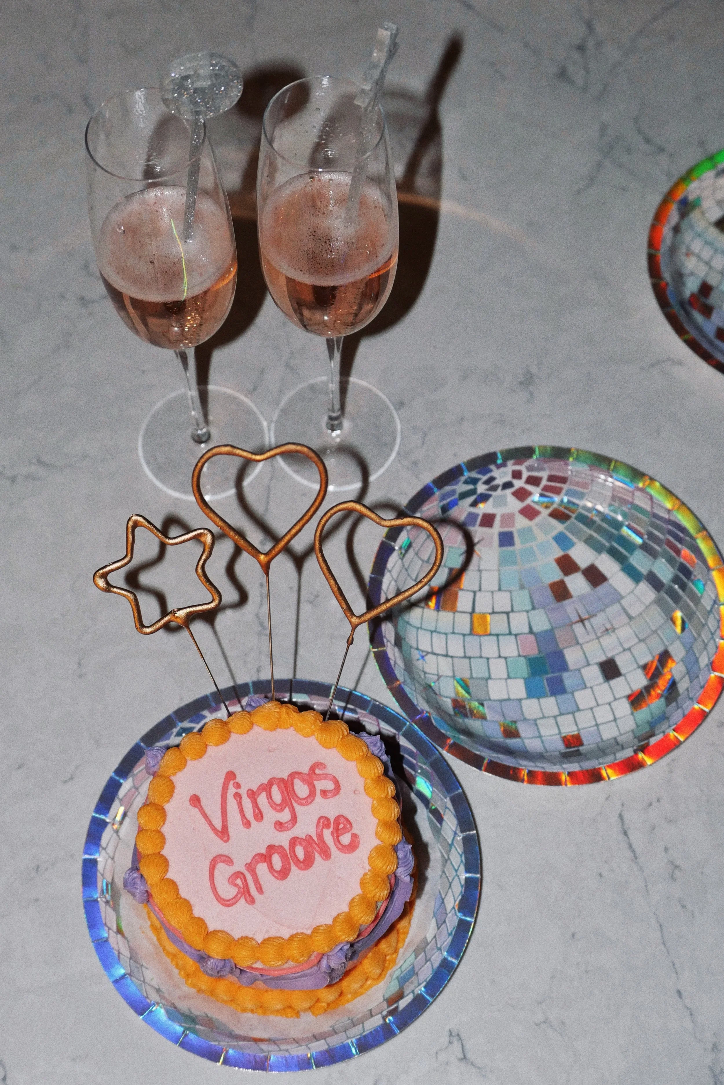 BONNEE the best clothing swap app image of a cake that says "Virgo's Groove" for Virgo fashion inspiration
