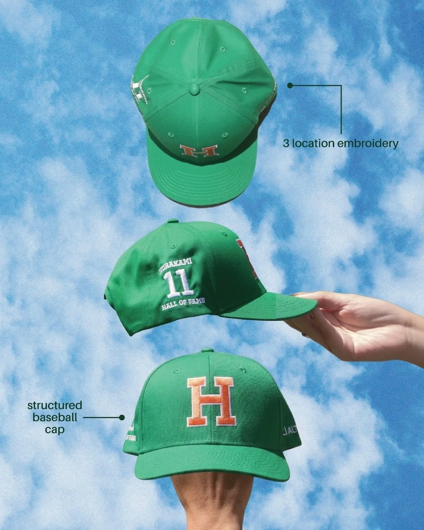 Don&rsquo;t sleep on extra placements 👀
A hat doesn&rsquo;t have to stop at the front!
Side hits, back details, and subtle touches turn a basic into something with personality.