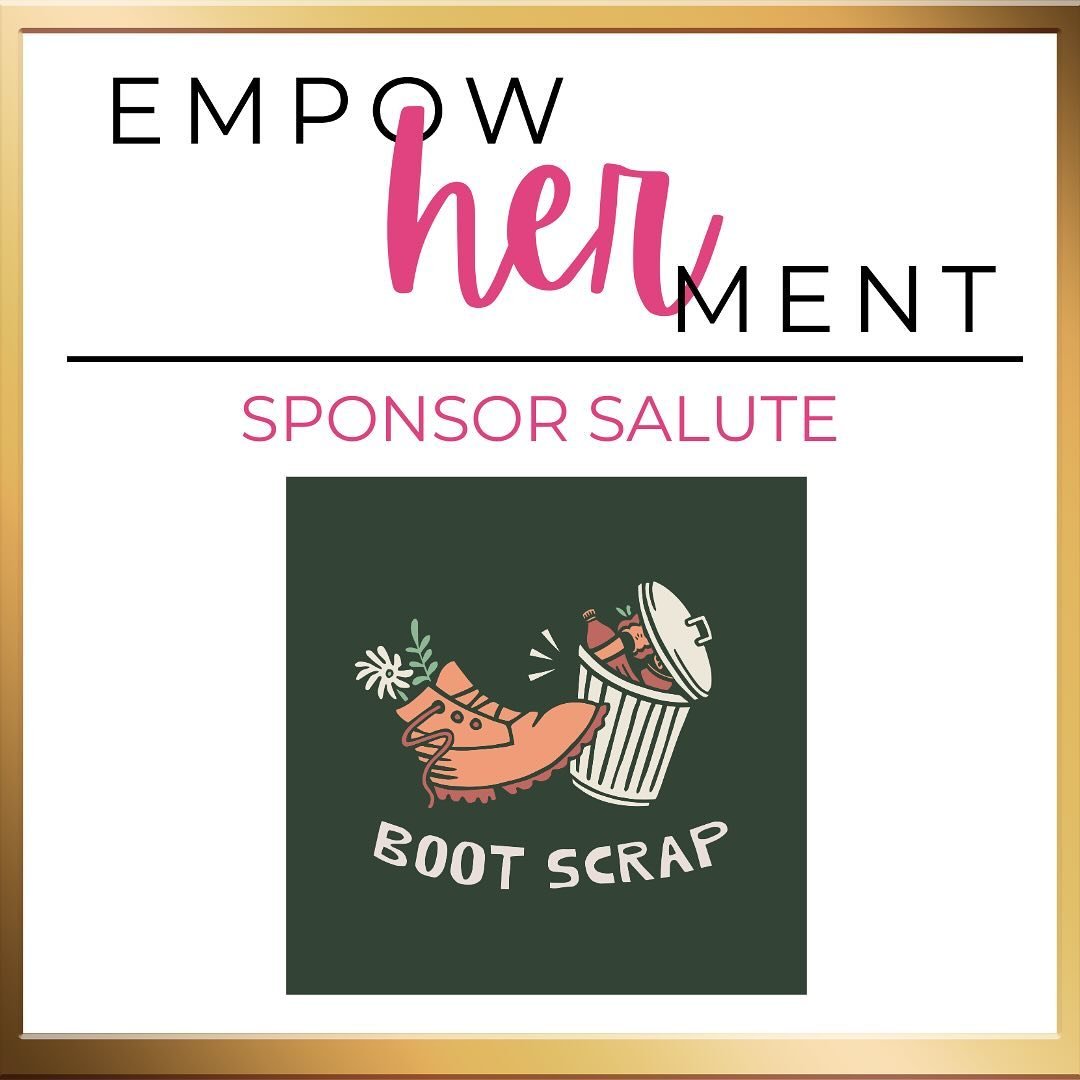 SPONSOR SALUTE! 🎥📸

Thank you to @bootscrap for sponsoring our EmpowHerment Speaker Series and for recording &amp; documenting all three of our panels!

&ldquo;Boot Scrap is a mission oriented, sustainable production company. We help companies, art