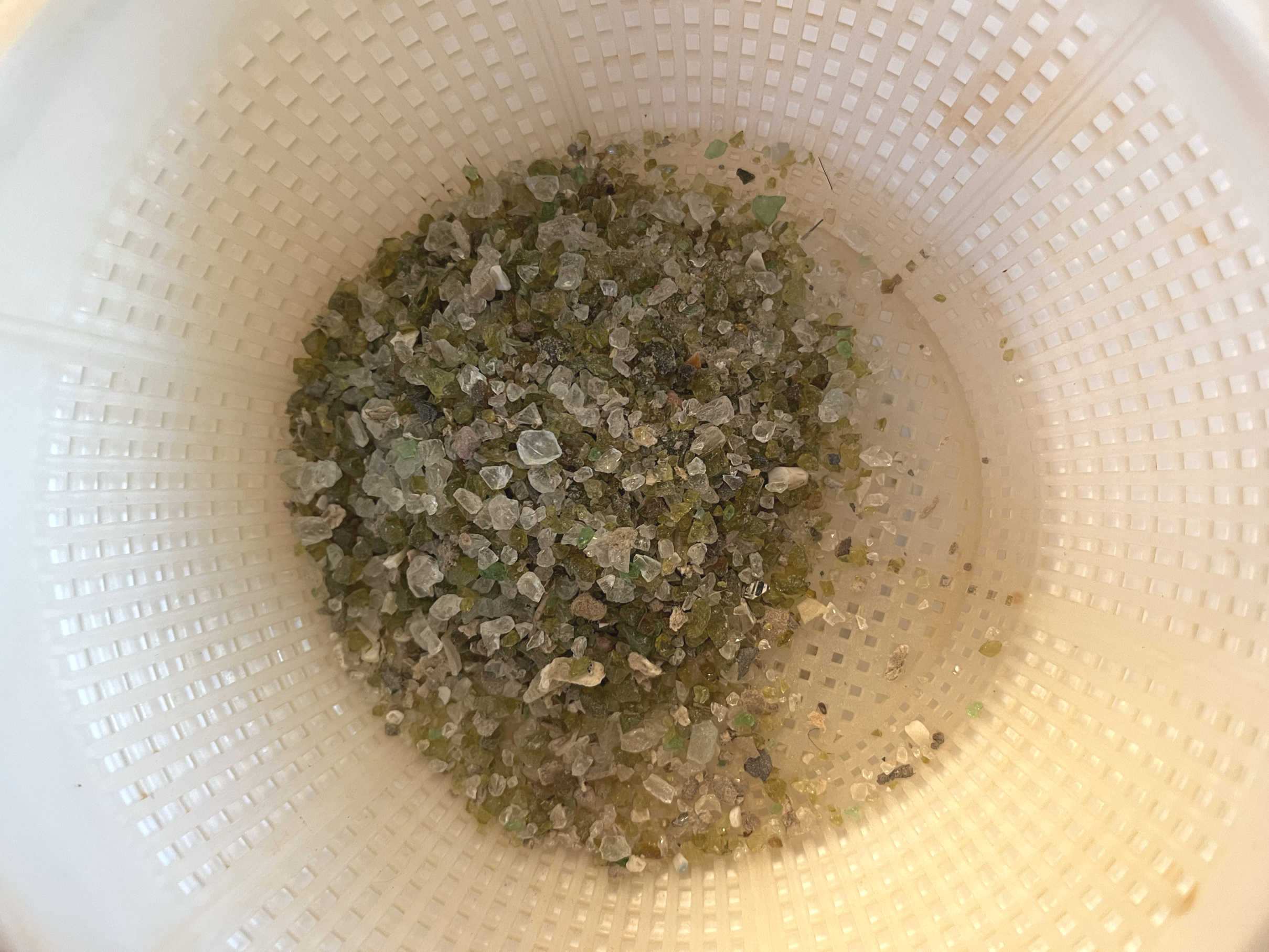 Recycled Glass source from houshold recycling
