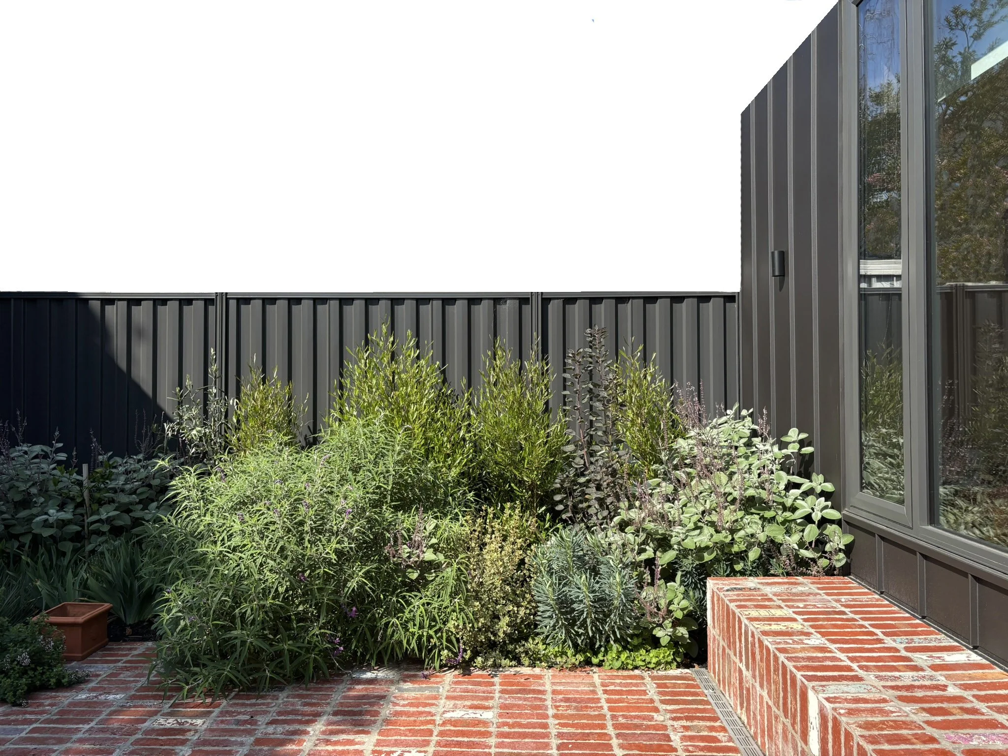 Textured planting