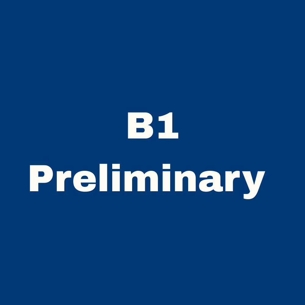 B1 Preliminary