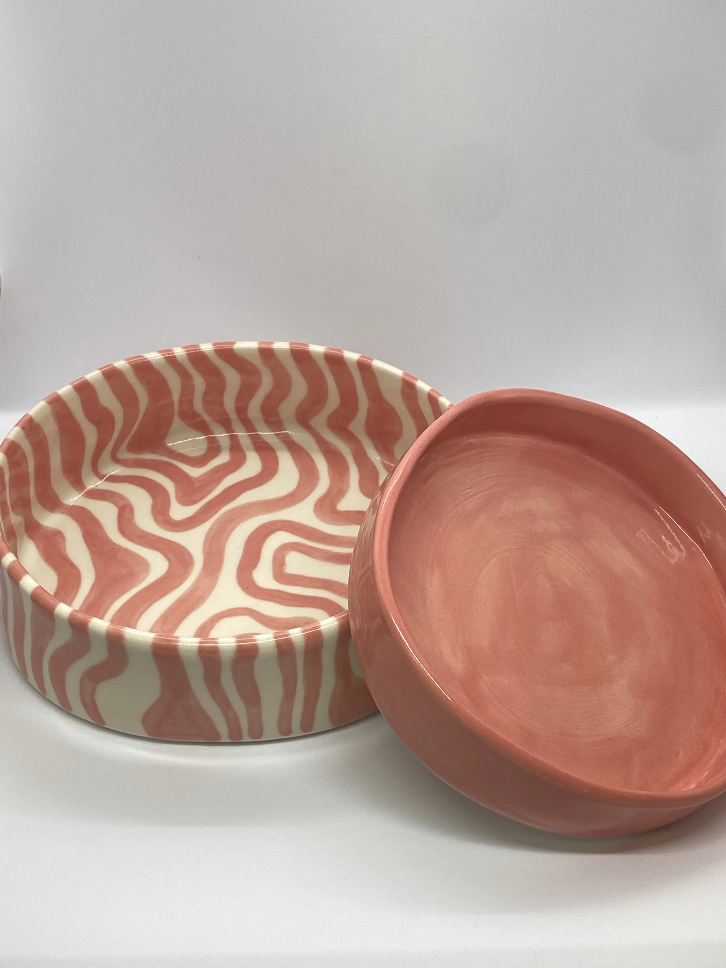 Pet Bowl Set - pink