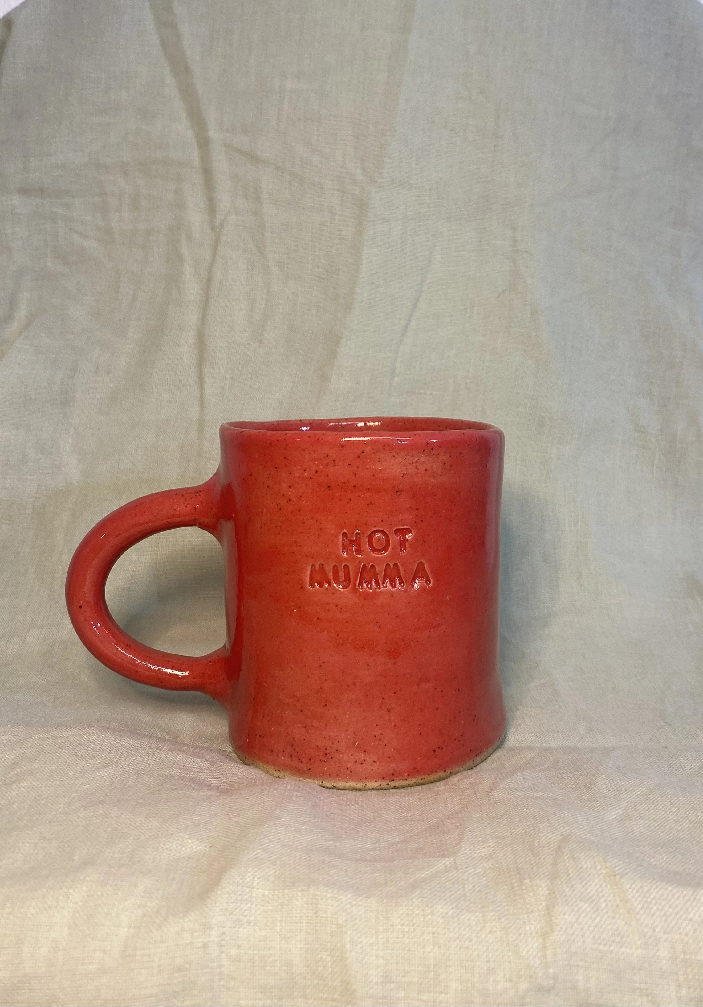 Hot Mumma mug (cherry red)