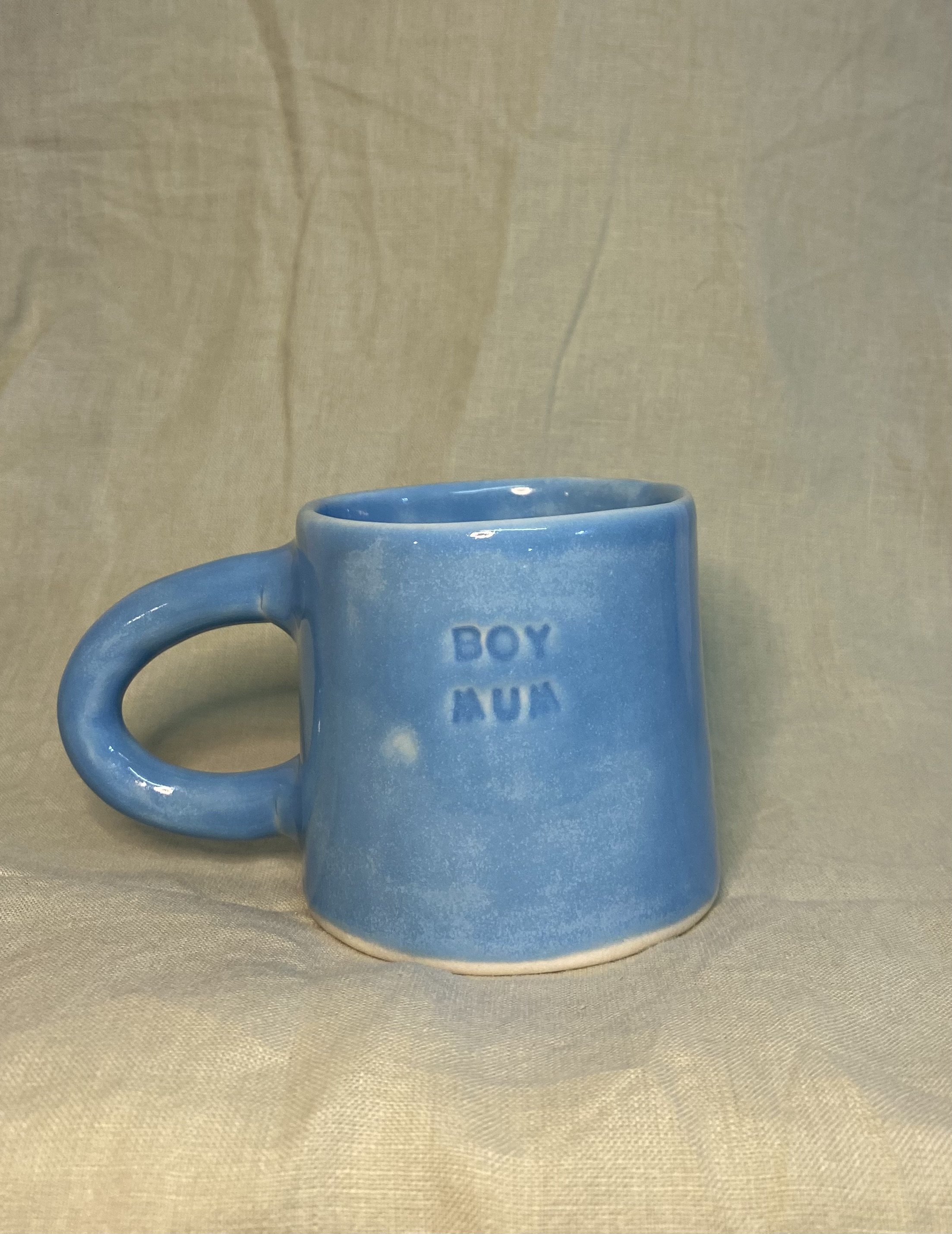 Boy Mum mug (sky blue)