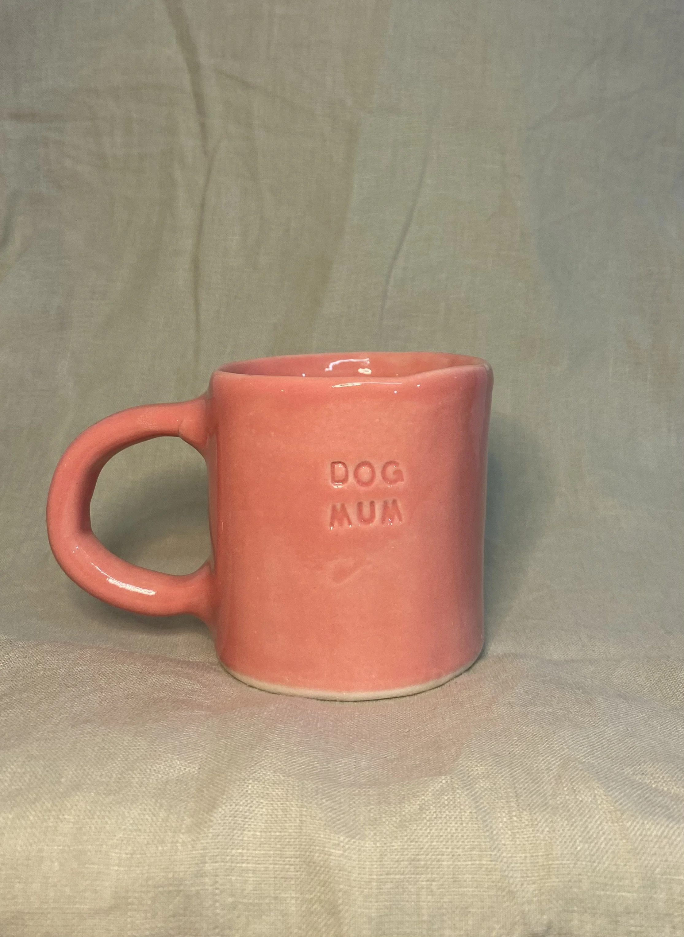 Dog Mum Mug (barbie pink)