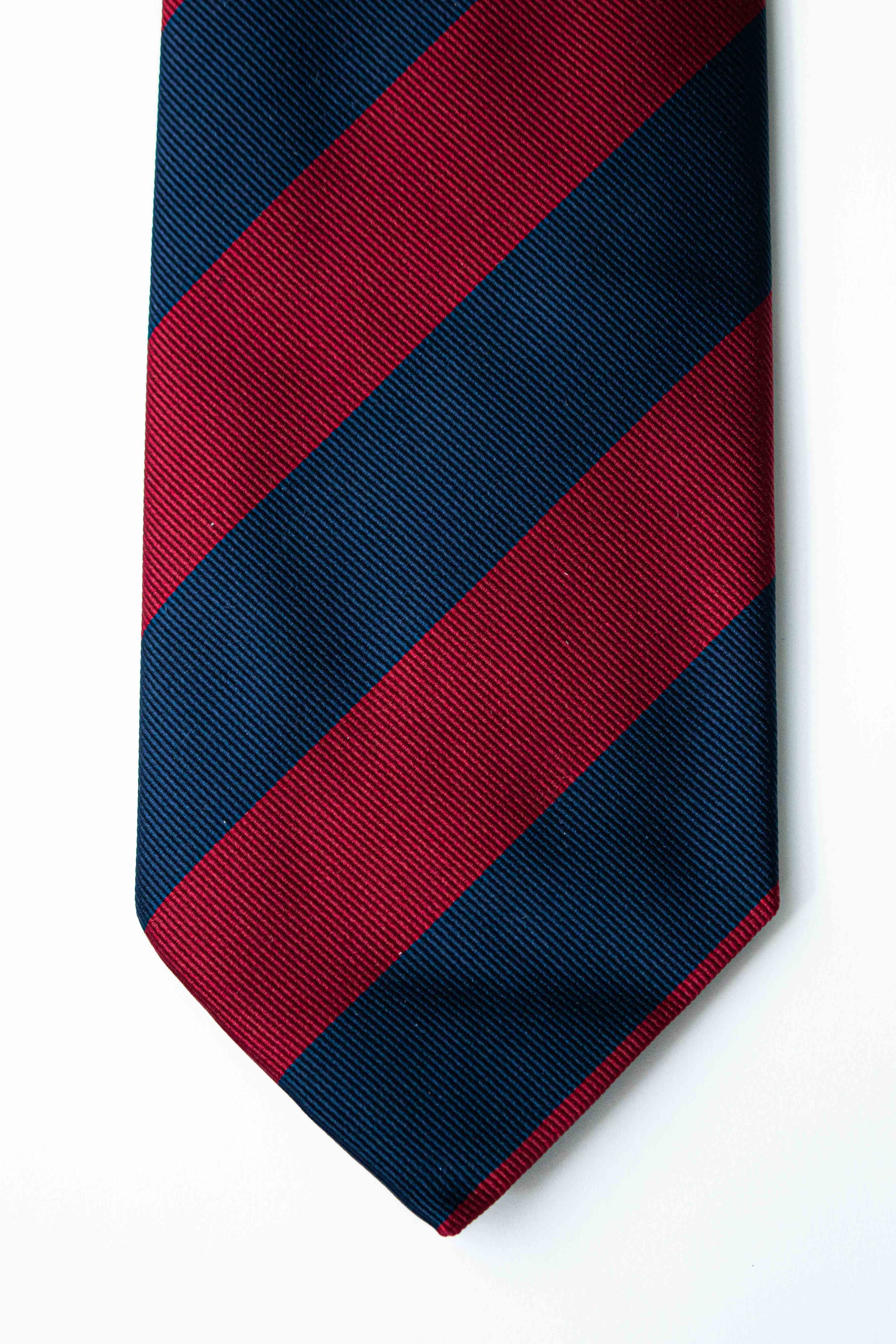 Ivy Striped Silk Necktie