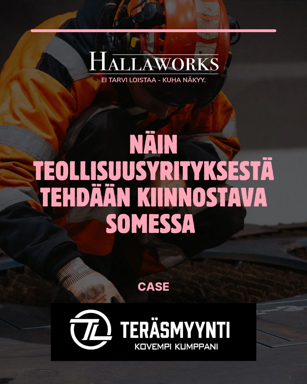 Miten teollisuusyrityksest&auml; tehd&auml;&auml;n kiinnostava somessa?

Vastaus ei ole tanssivideot.

Ter&auml;smyynnin kanssa huomattiin nopeasti, ett&auml; ideapulaa ei ollut. P&auml;invastoin. Yrityksell&auml; oli vahva br&auml;ndi, selke&auml; v