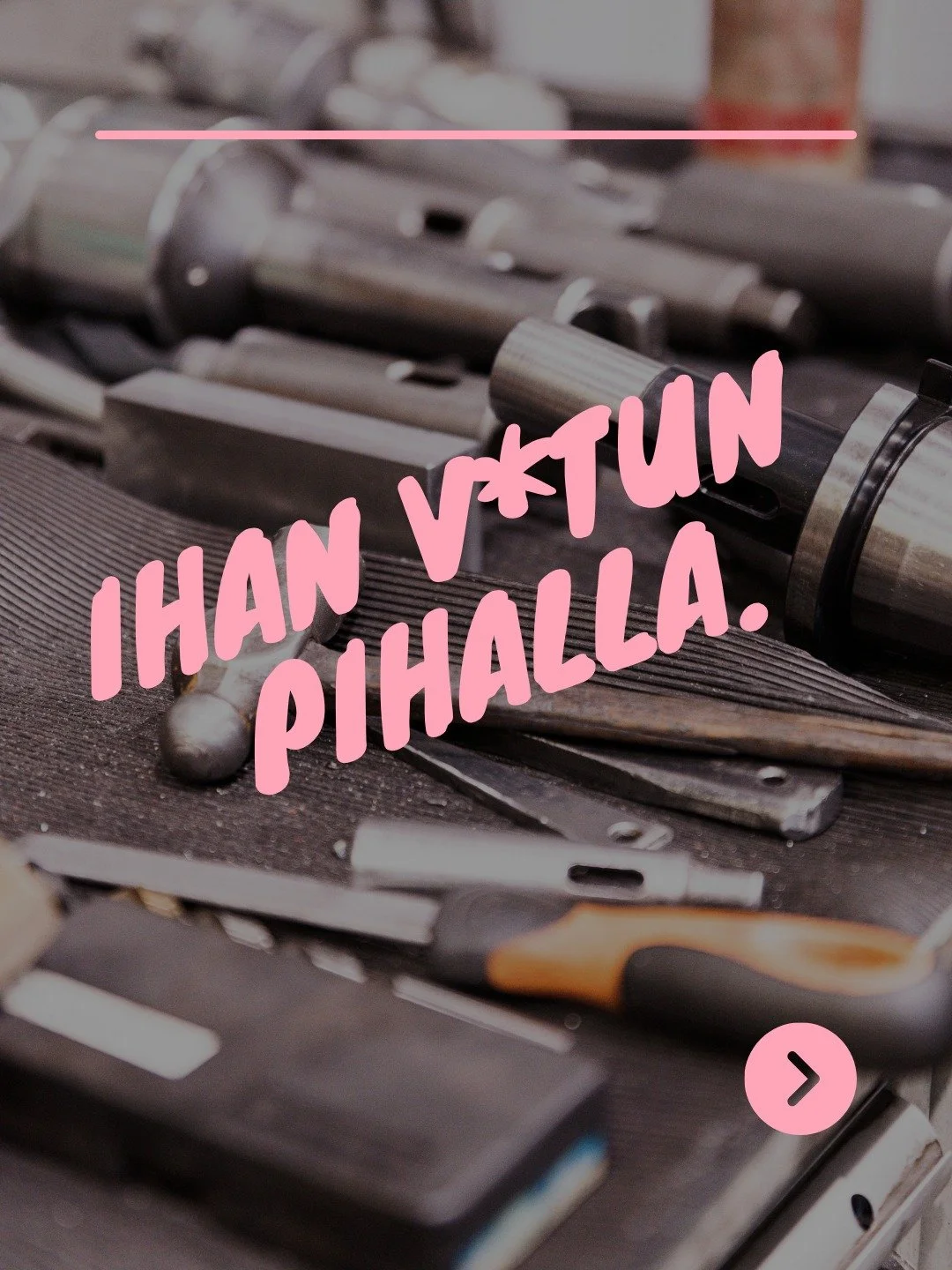 T&auml;m&auml; palaute nauratti, mutta samalla se osui aika hyvin siihen, miksi meid&auml;n taustalla on t&auml;ss&auml; ty&ouml;ss&auml; merkityst&auml; 🦾

Kun me tullaan konepajalle kuvaamaan, ymp&auml;rist&ouml;, ty&ouml; ja ihmiset eiv&auml;t ol