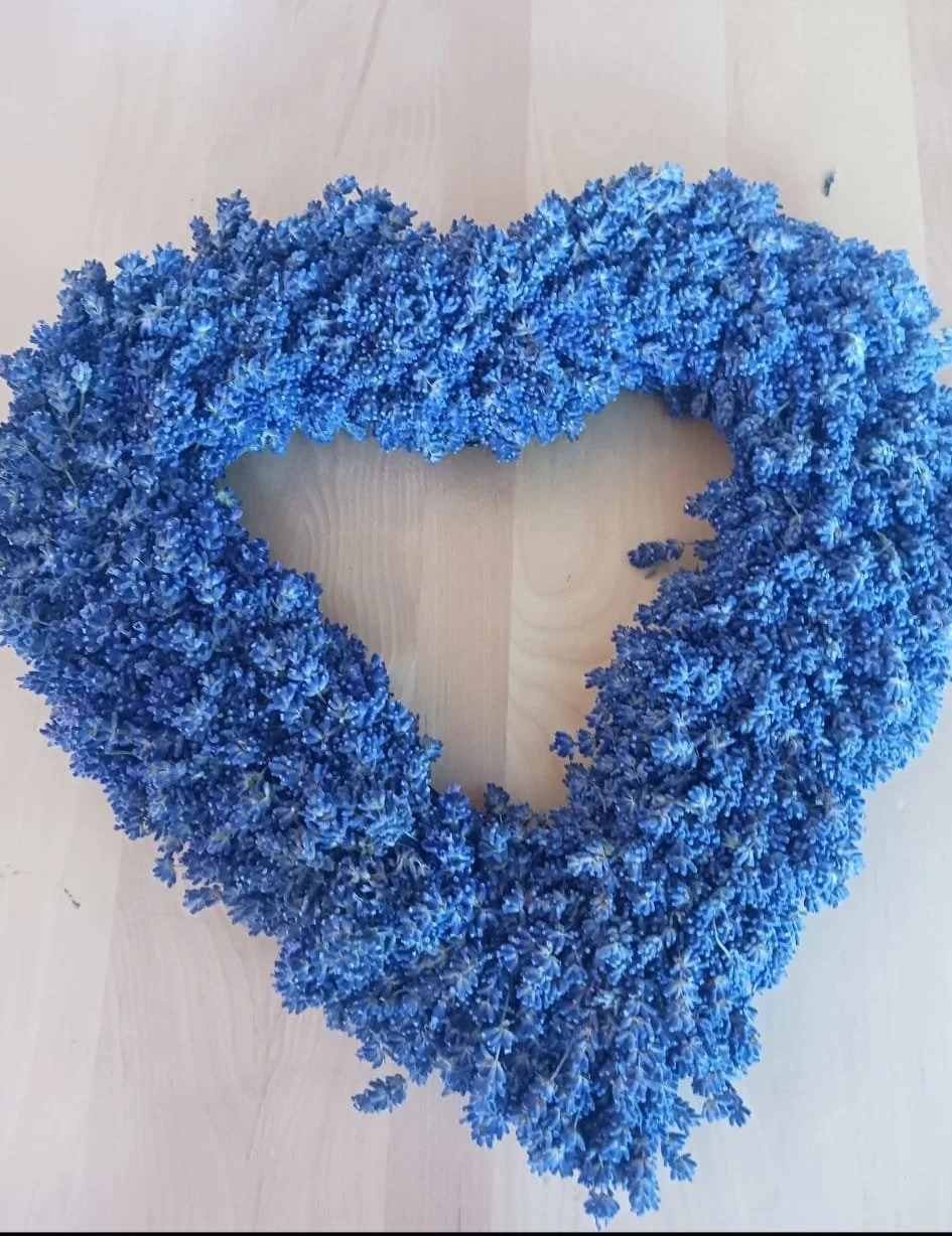 Lavender Wreath Making Workshop: Heart Wreath (Sunday, July 5, 2026: 10:00am-12:30pm)