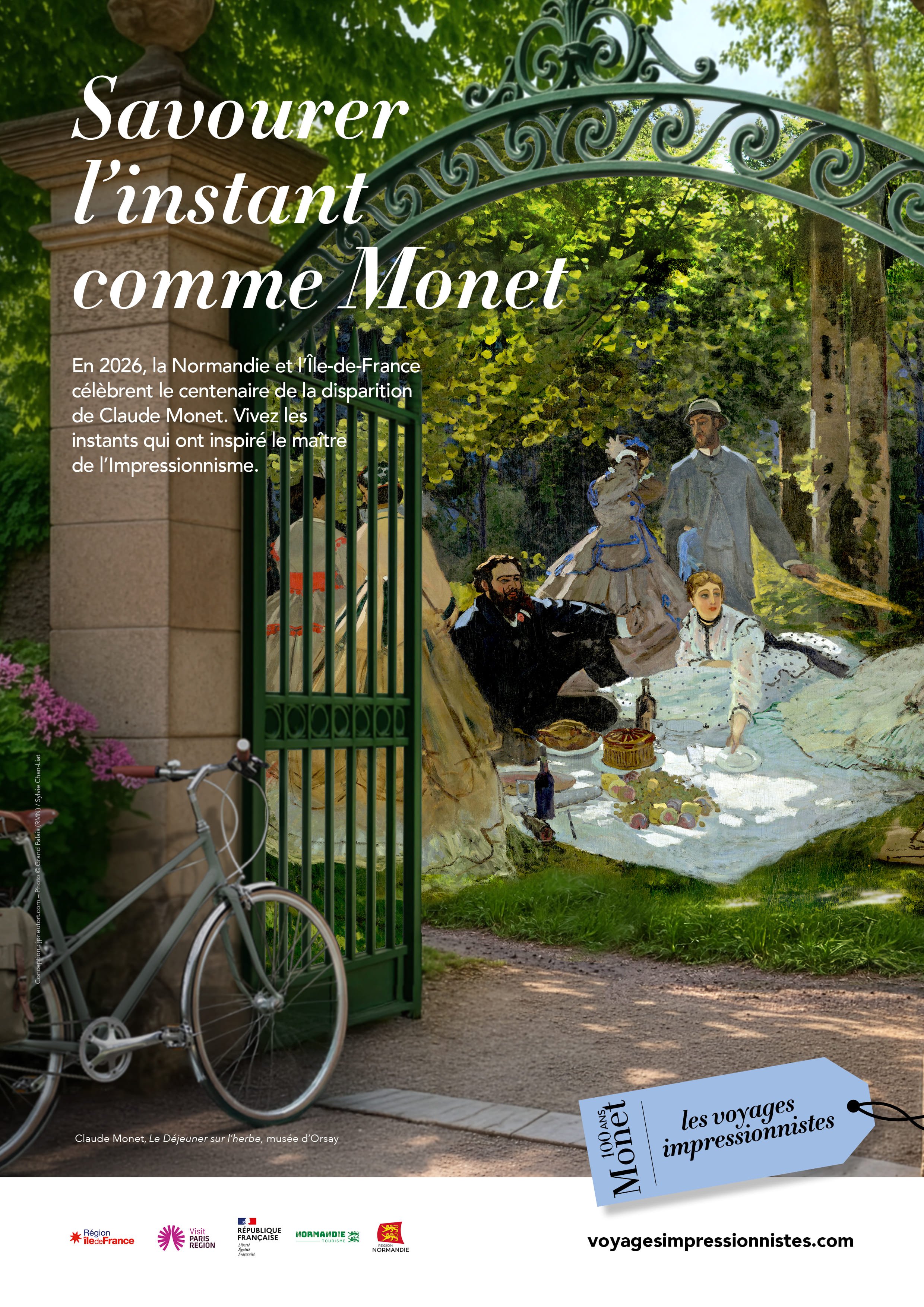 Le centenaire de Claude Monet au Donjon à Etretat