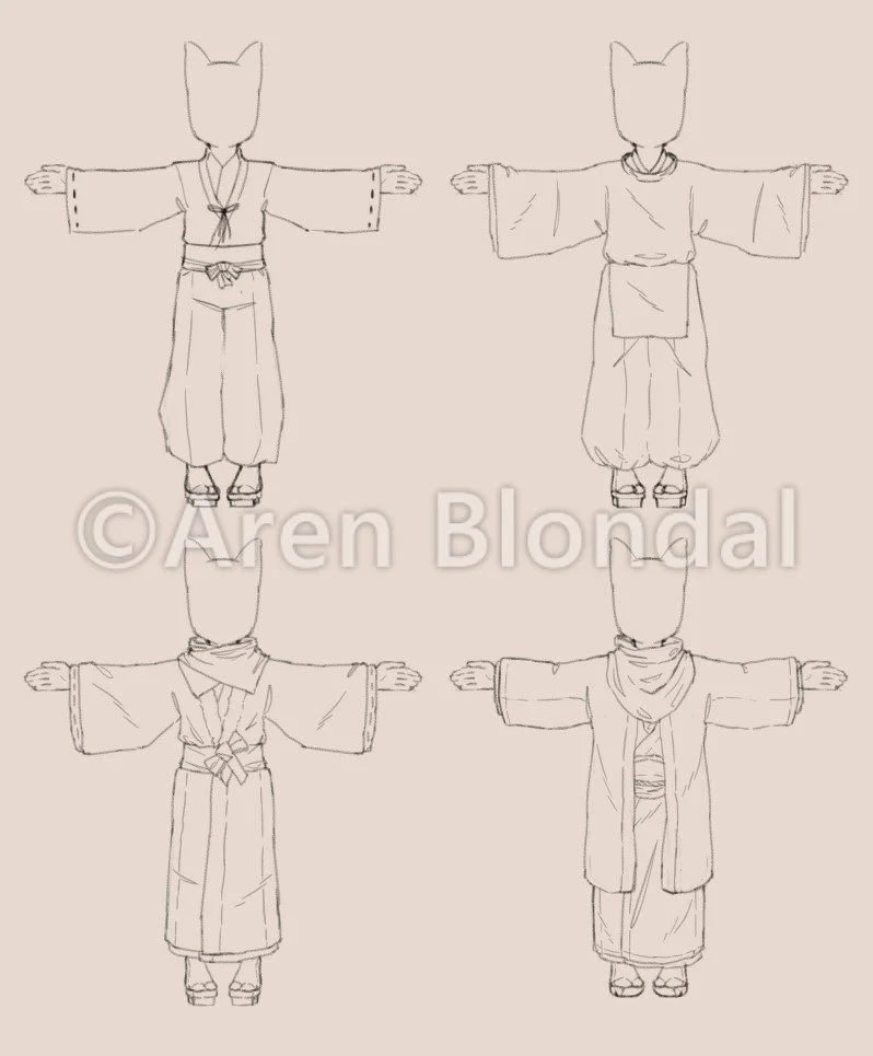 Avalon Character Design Concepts