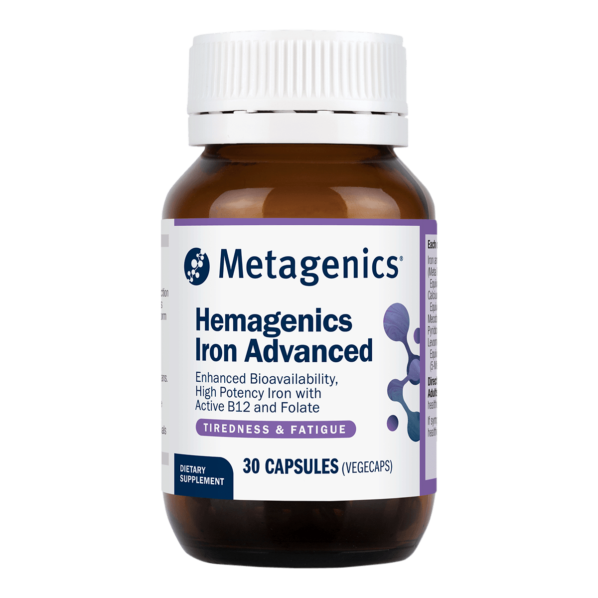 Metagenics Hemagenics Iron Advanced