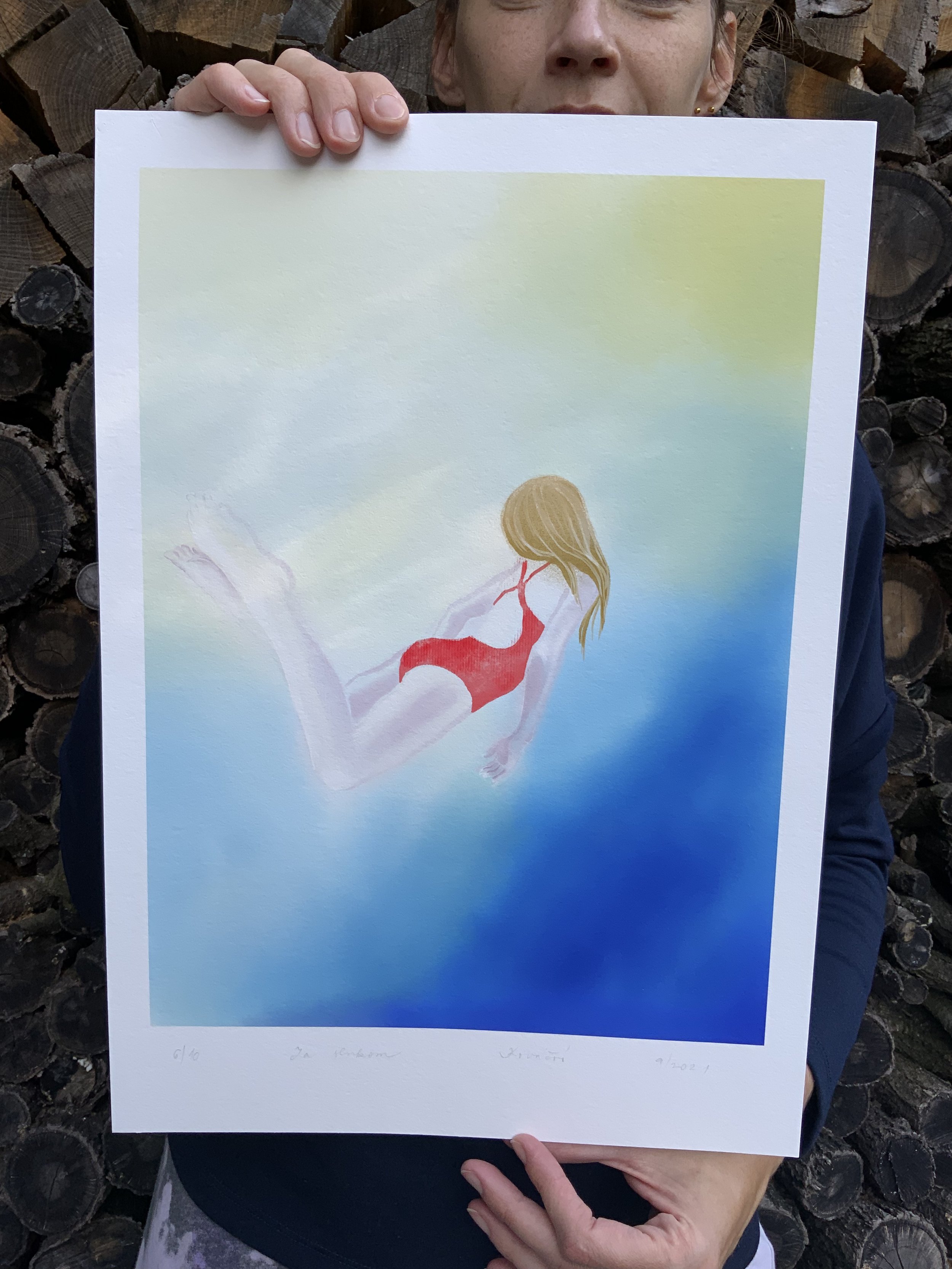Za slnkom, fine artprint