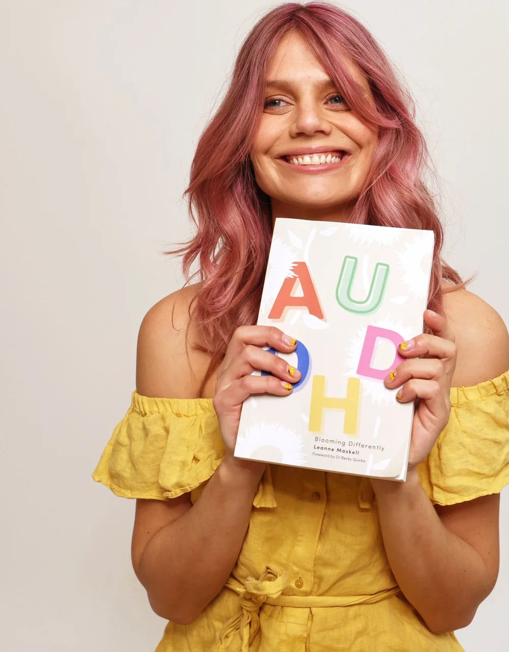Leanne Maskell, founder of ADHD Works, smiling