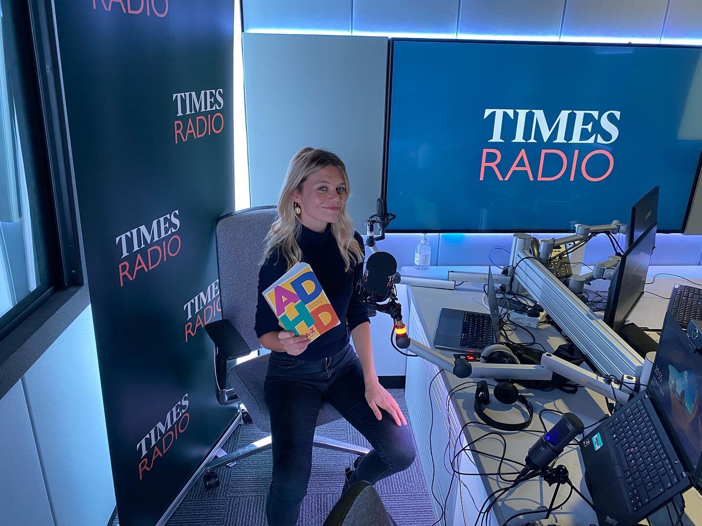 Listen to @timesradio at 11:30pm to catch @leannemaskell talking all things ADHD 🎉