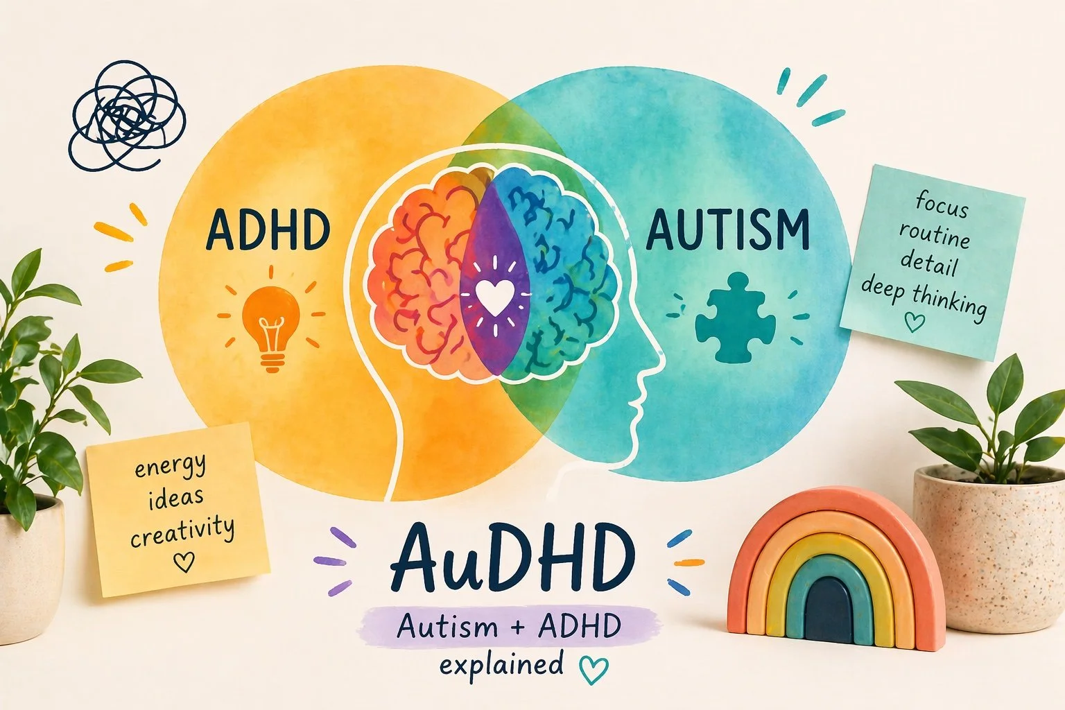 What Is AuDHD? (Autism + ADHD Explained Simply)