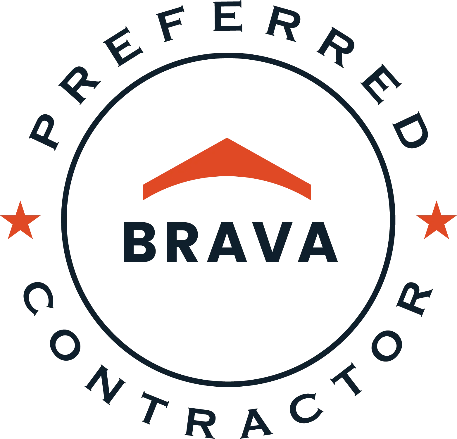 Brava preferred contractor badge
