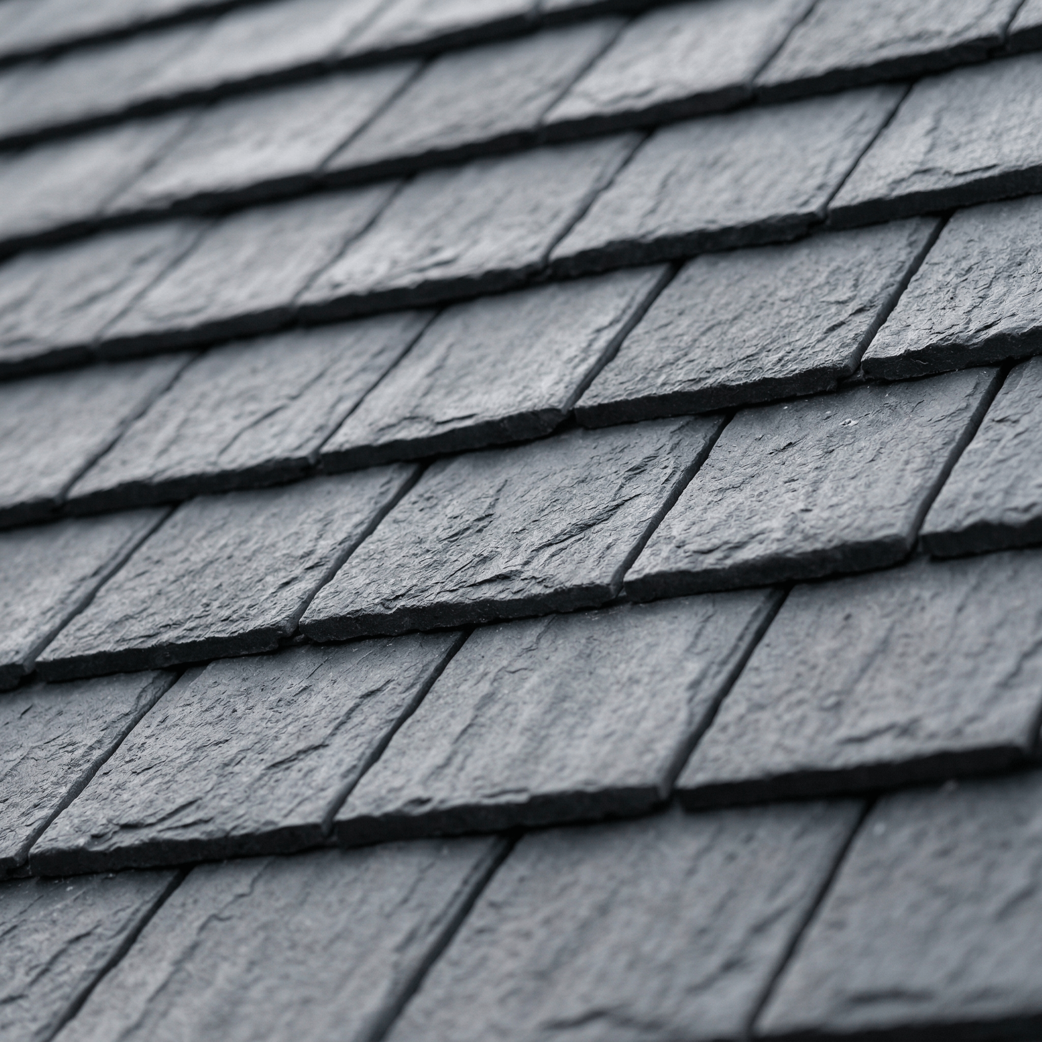 Brava composite shake roof tiles close-up showing natural slate appearance and engineered precision