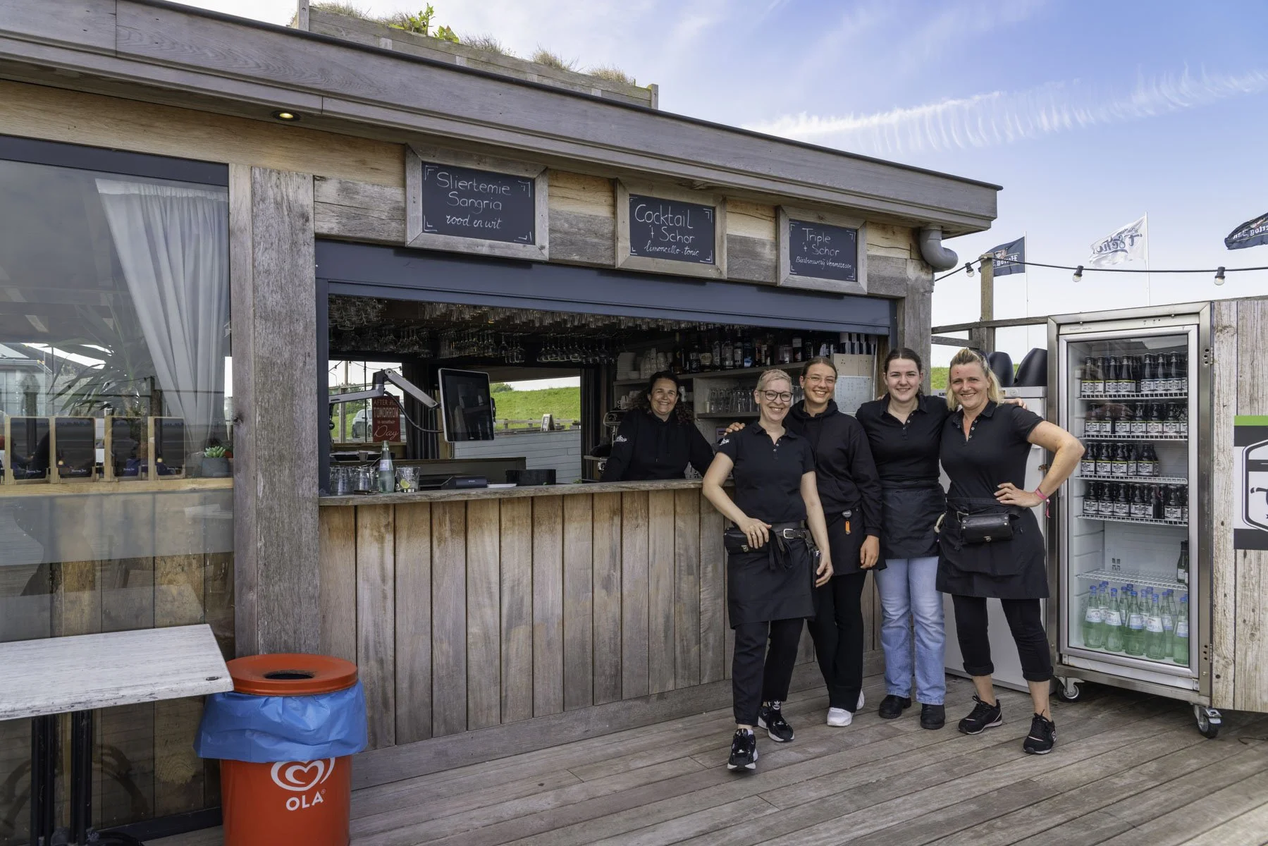Het team van Paviljoen 't Schor