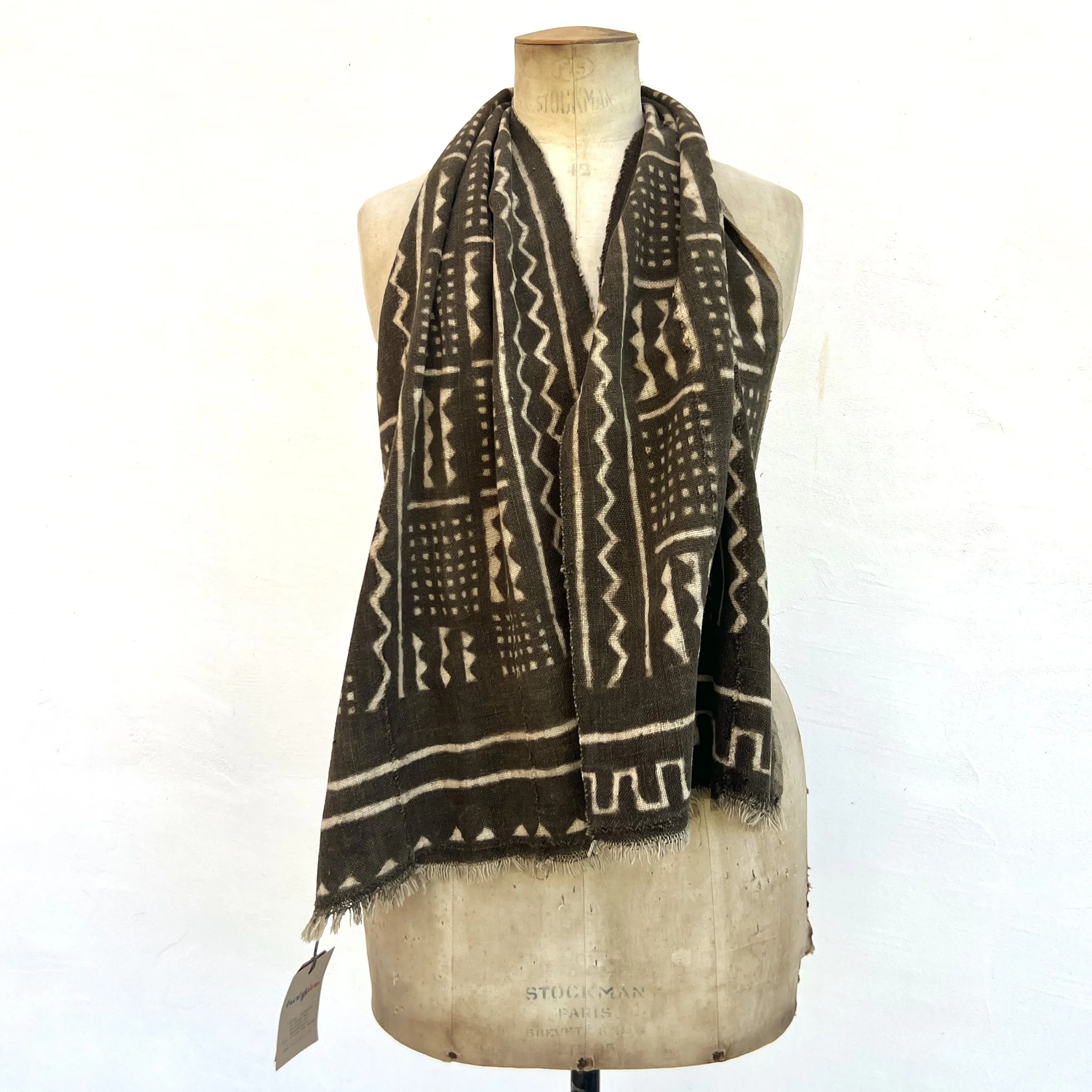 Bogolafini mud cloth scarf