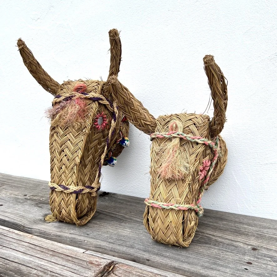Faux donkey head medium size with large head