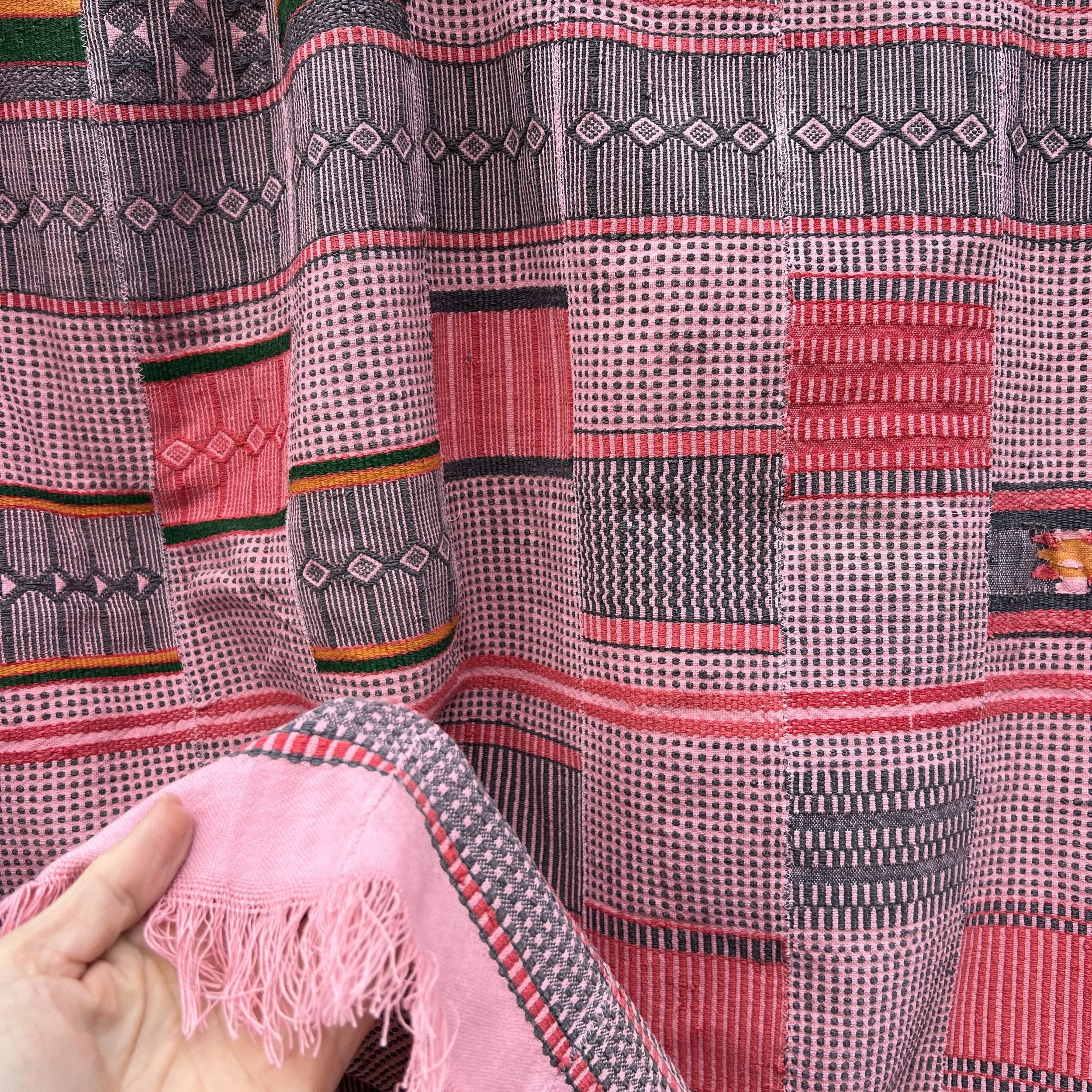 Djerma wedding blanket tera tera Niger closeup 2